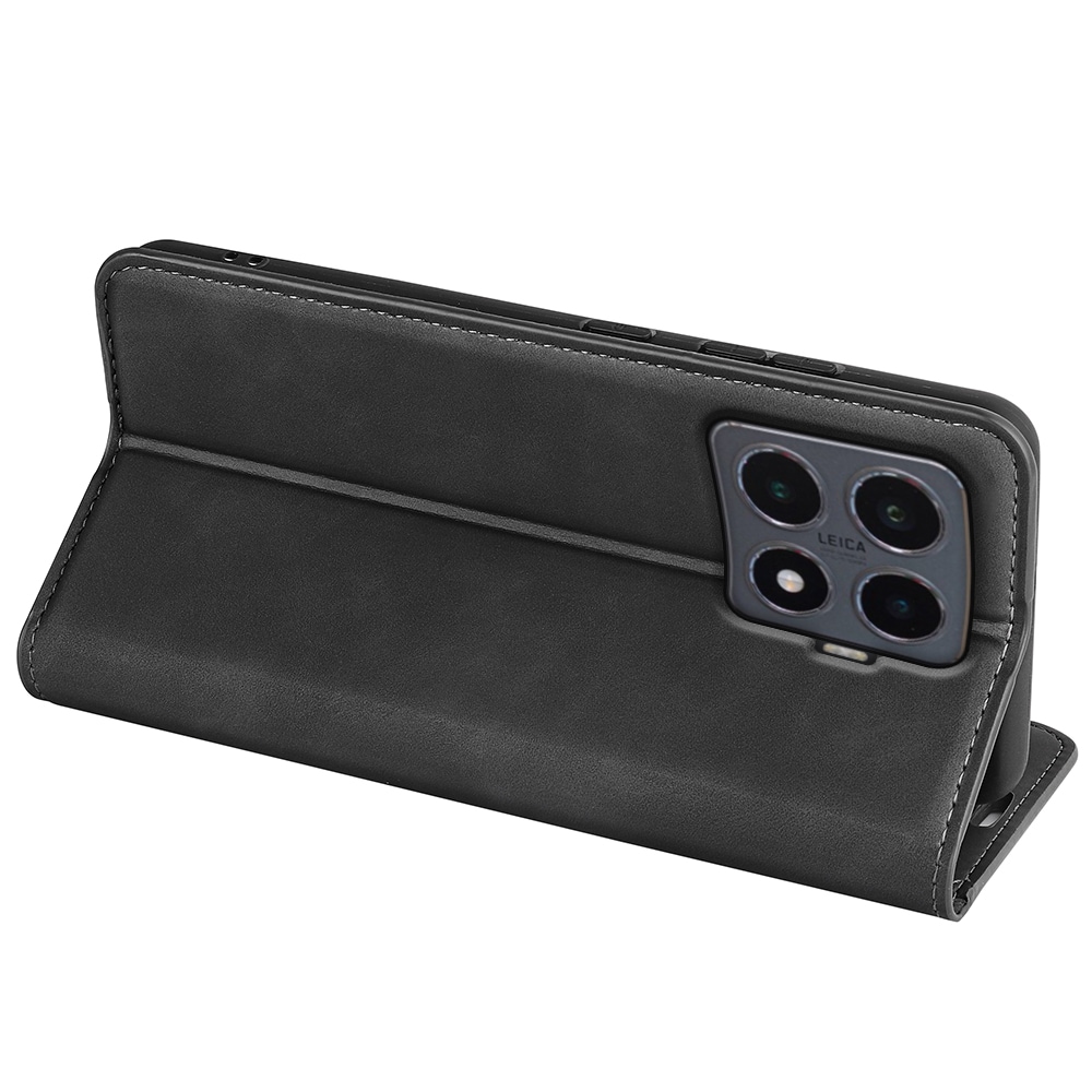 Xiaomi 15T Pro Slimmat fodral med kortfack, Svart