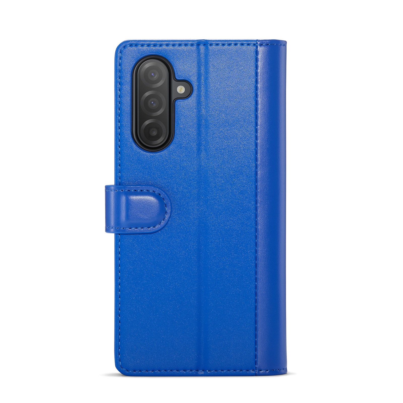 Samsung Galaxy A17 Plånboksfodral i Äkta Läder, Blå