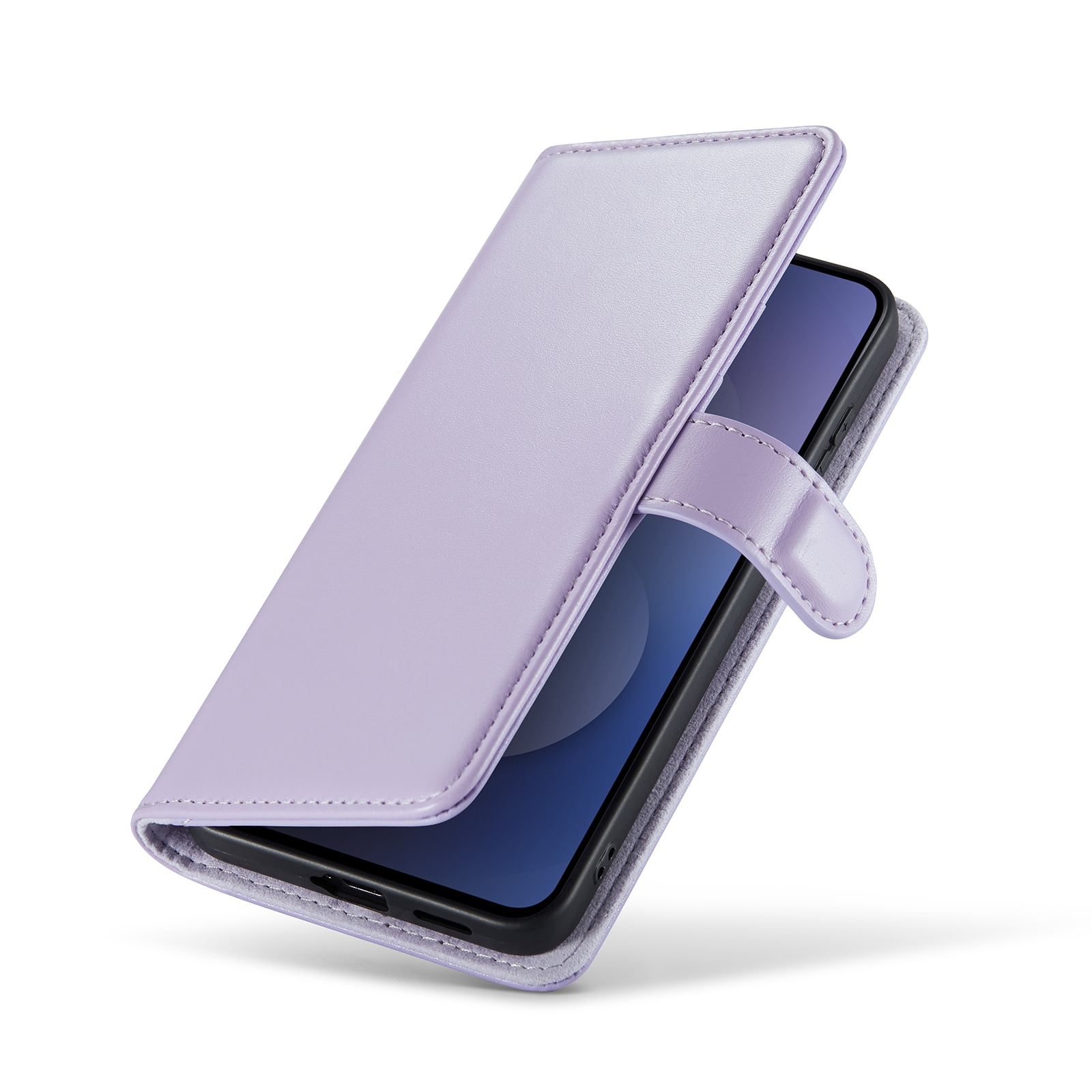 Samsung Galaxy S25 FE Plånboksfodral i Äkta Läder, Lila