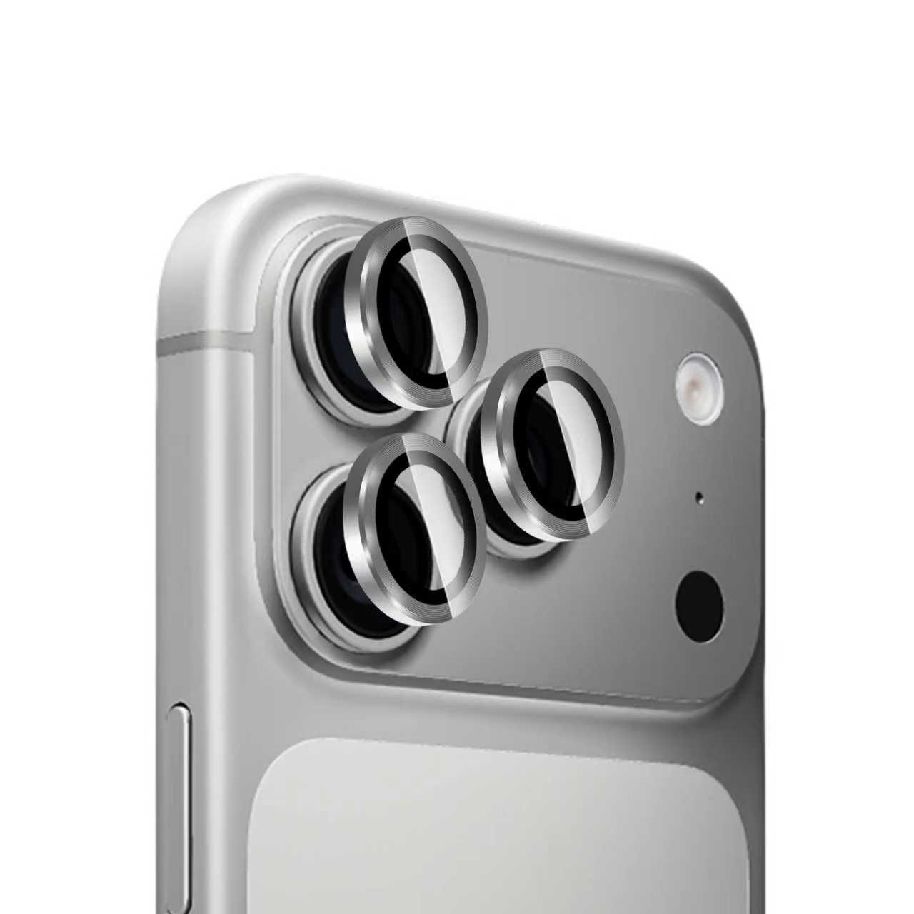 Linsskydd Metall iPhone 17 Pro Max, Silver