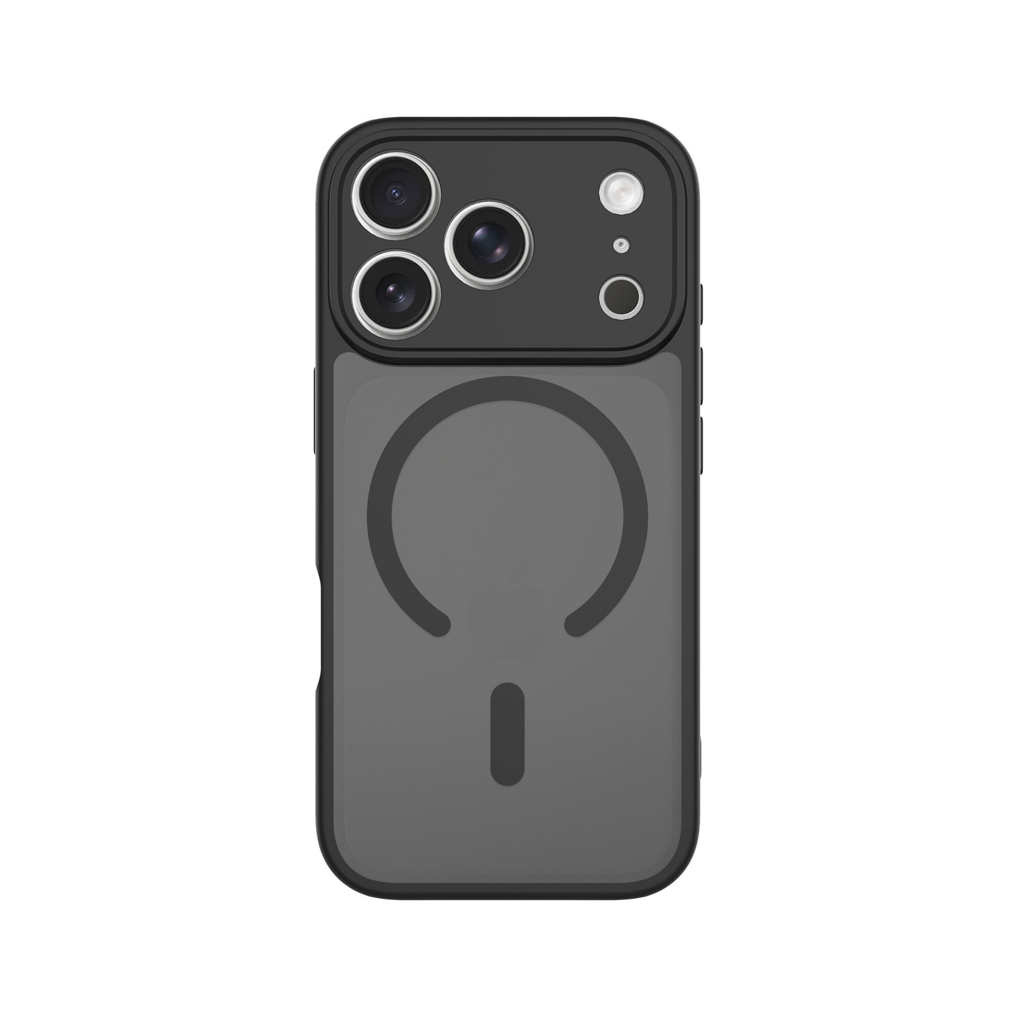 iPhone 17 Pro Max Hybrid-skal Magnetisk, Frosted Black