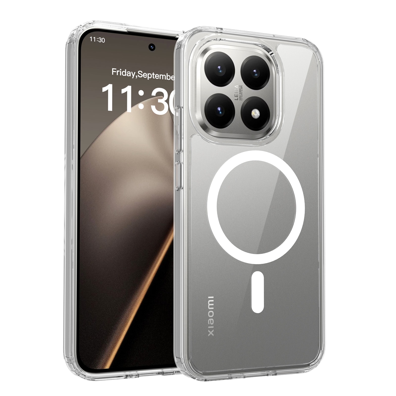 Xiaomi 15T MagSafe Hybrid-skal, Genomskinlig