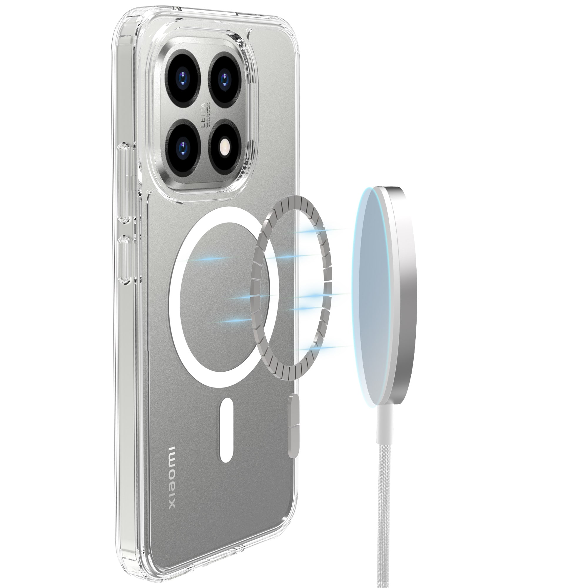 Xiaomi 15T MagSafe Hybrid-skal, Genomskinlig