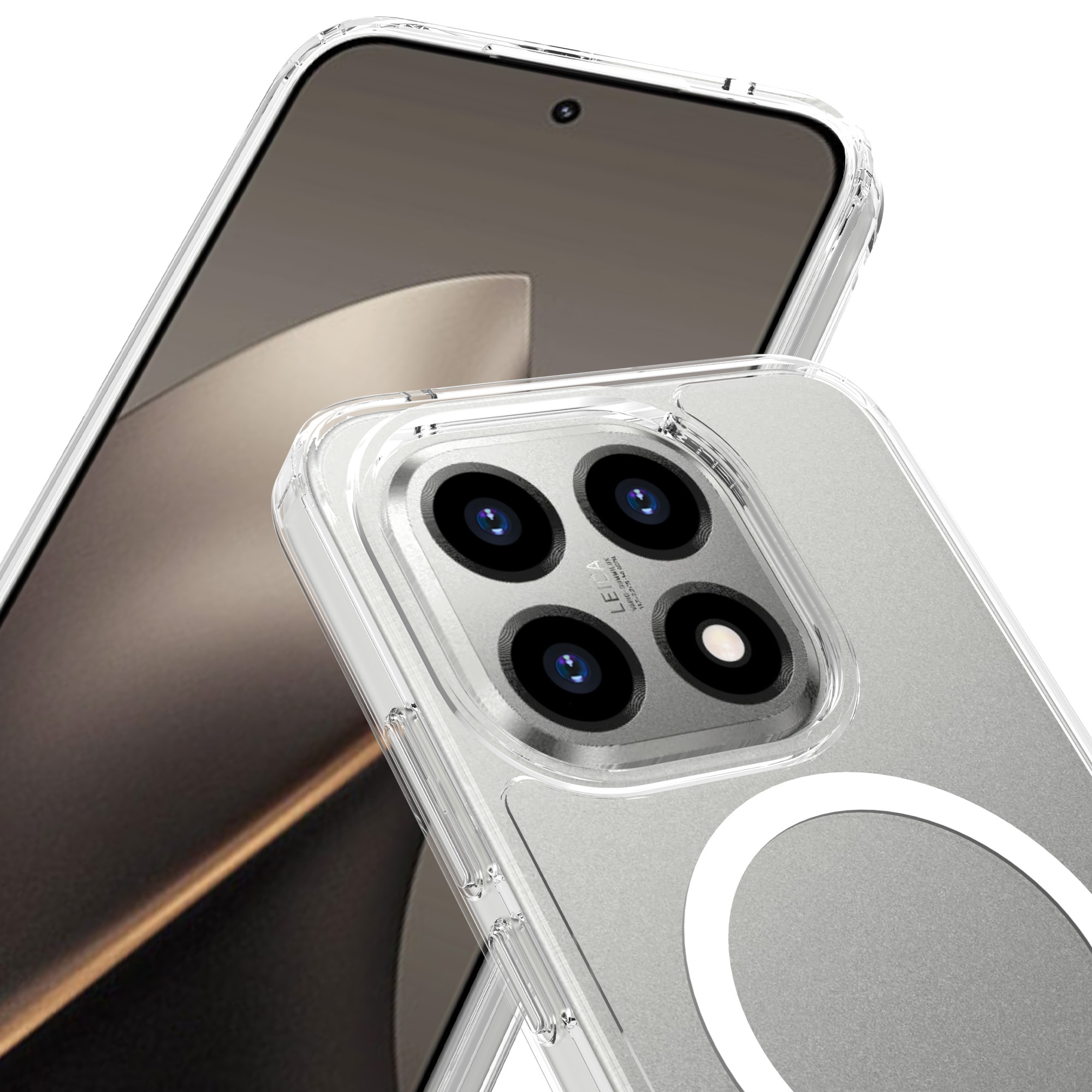 Xiaomi 15T MagSafe Hybrid-skal, Genomskinlig