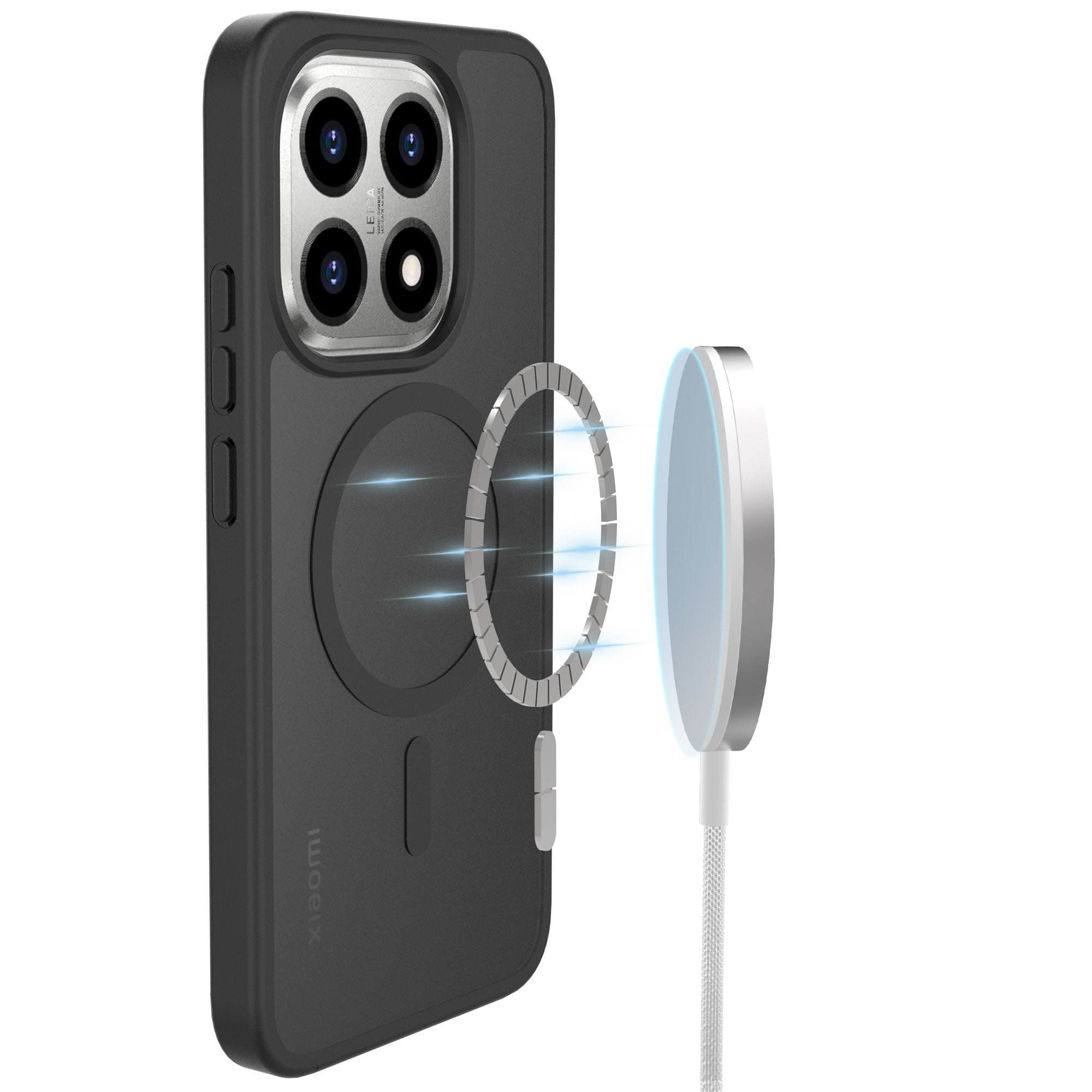 Xiaomi 15T Hybrid-skal Magnetisk, Frosted Black