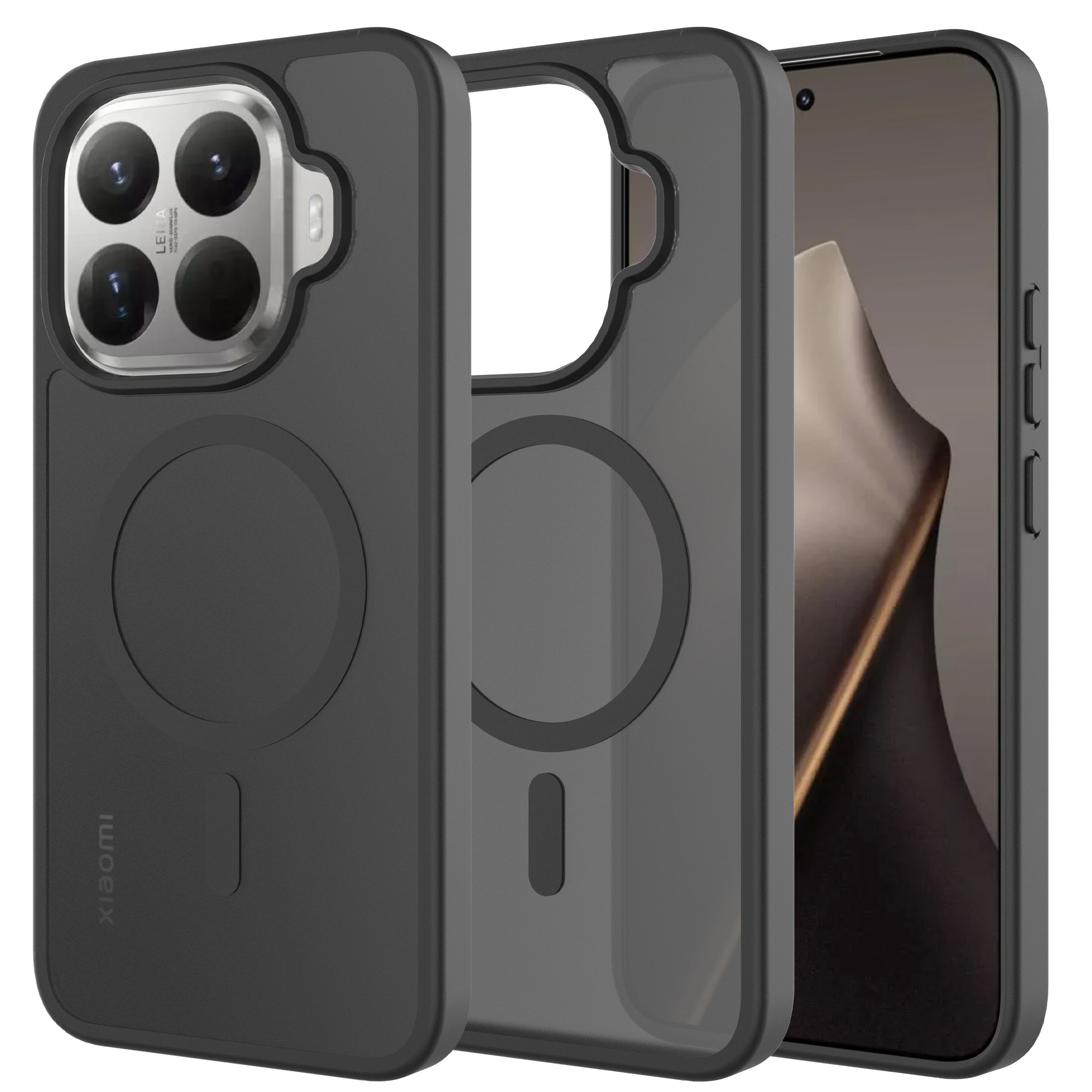 Xiaomi 15T Pro Hybrid-skal Magnetisk, Frosted Black