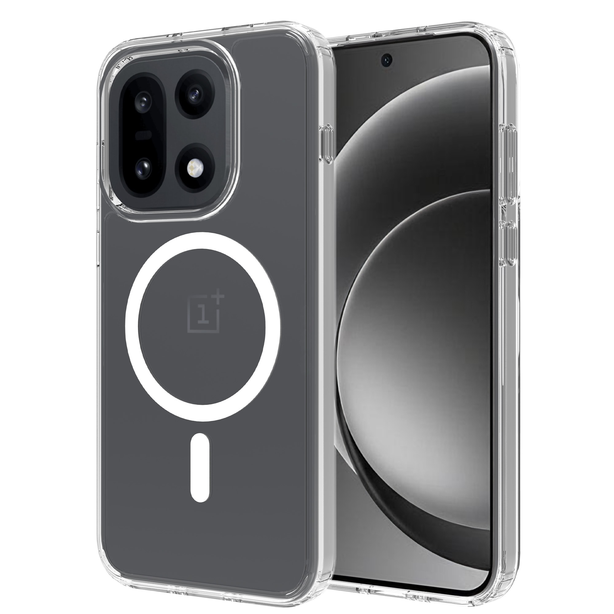  OnePlus 15 MagSafe Hybrid-skal, Genomskinlig
