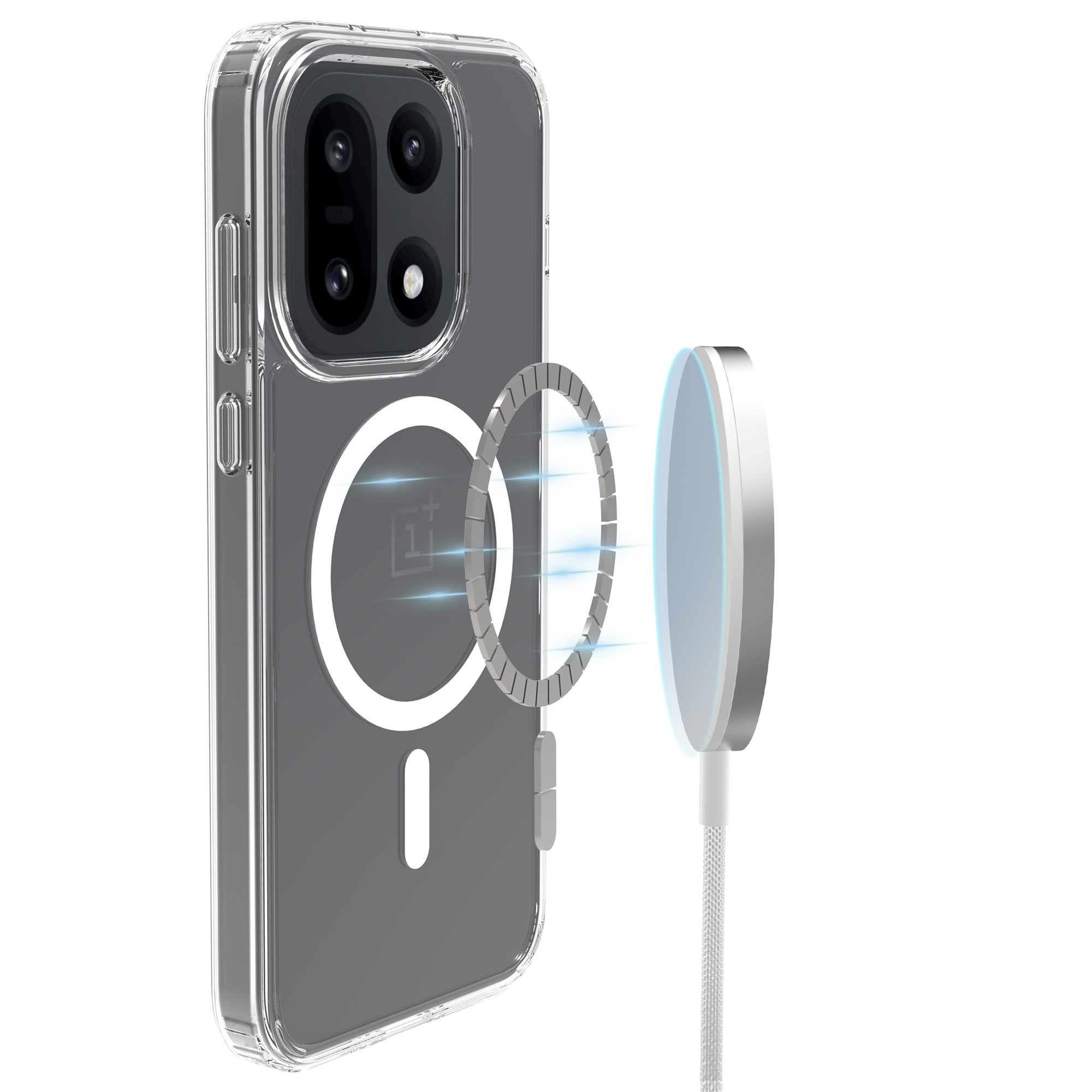  OnePlus 15 MagSafe Hybrid-skal, Genomskinlig