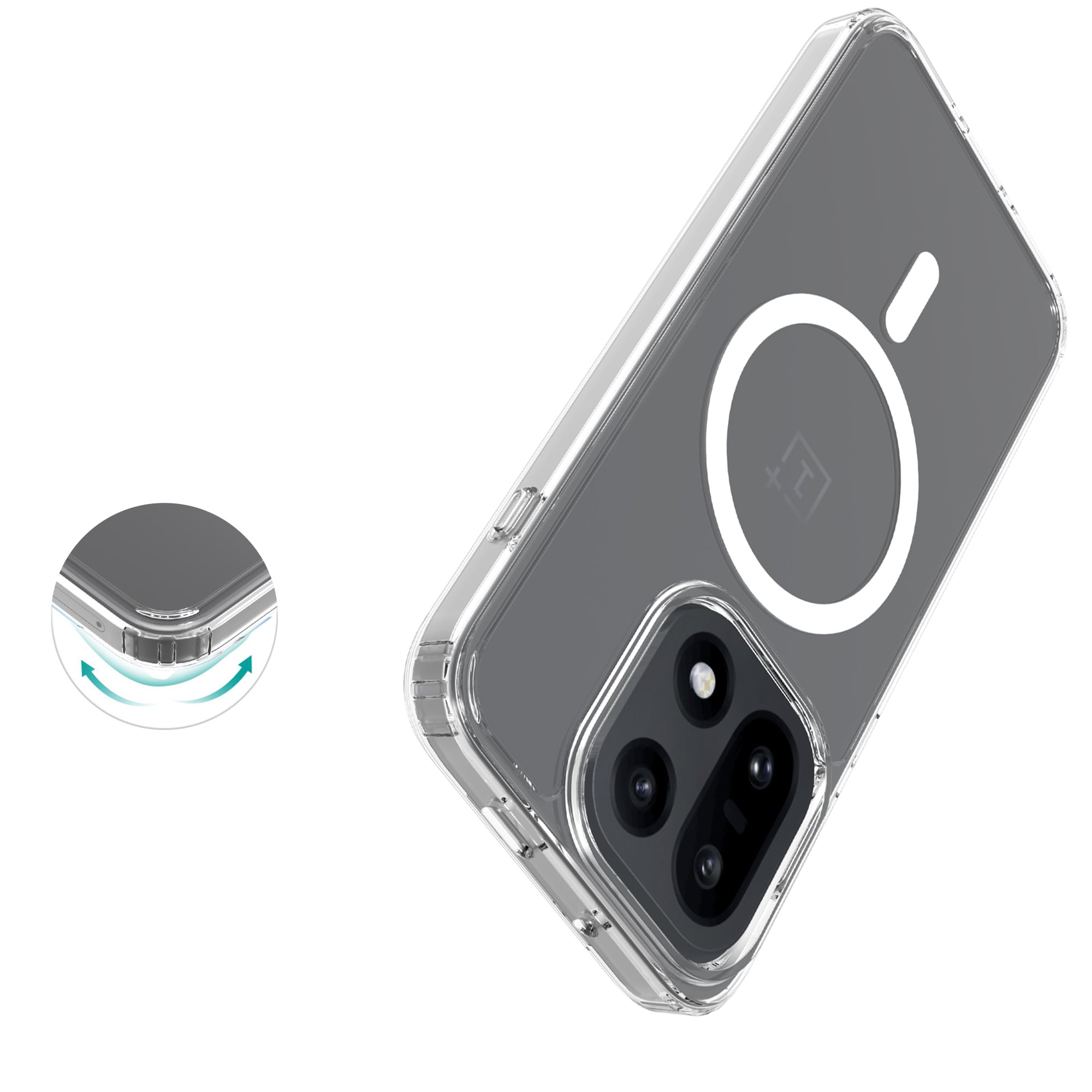  OnePlus 15 MagSafe Hybrid-skal, Genomskinlig