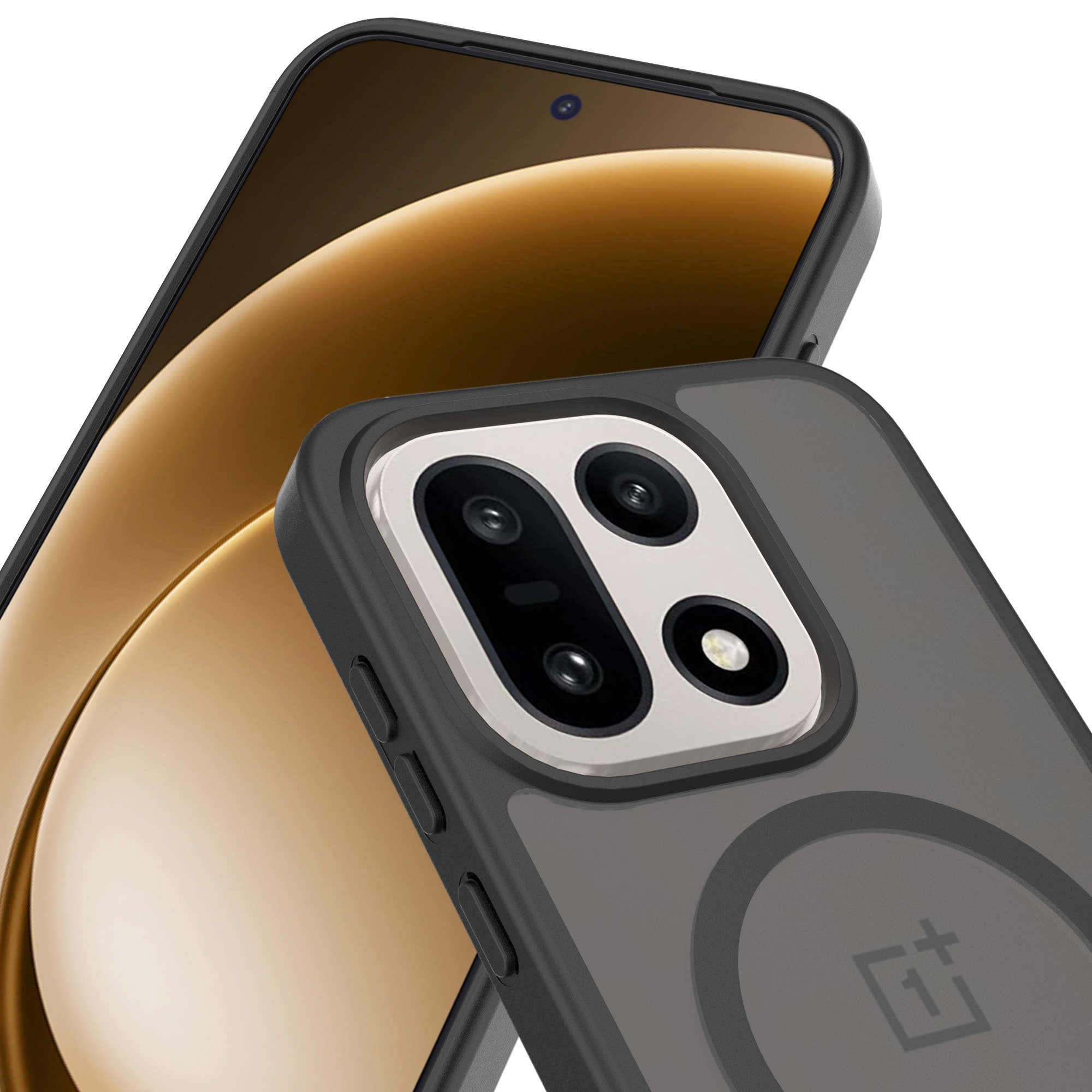  OnePlus 15 Hybrid-skal Magnetisk, Frosted Black