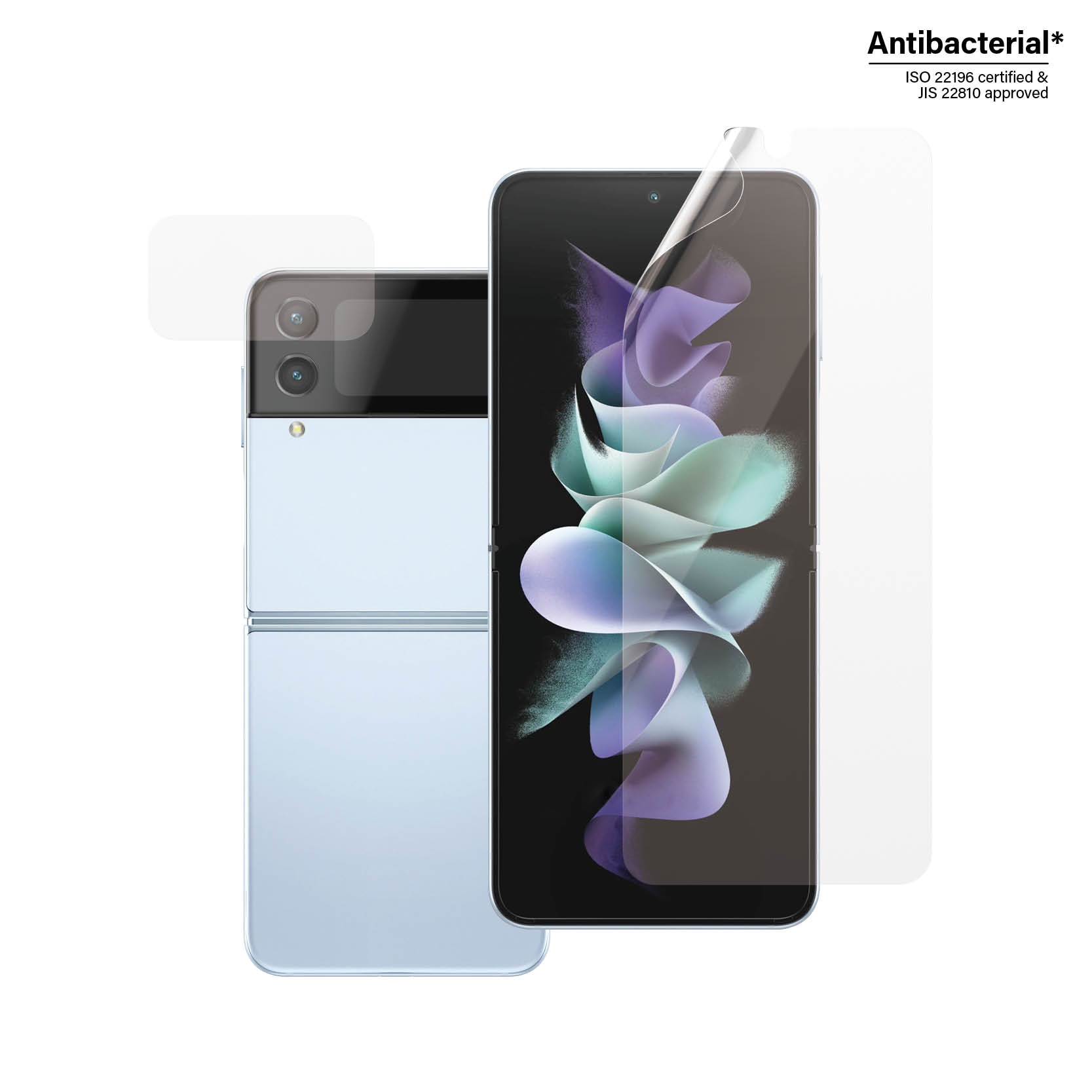 Samsung Galaxy Flip 4 Skärmskydd Insida+Utsida