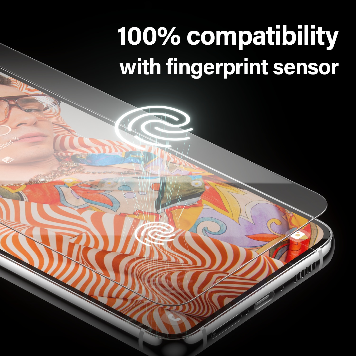 Samsung Galaxy S23 Skärmskydd med installationsram - Ultra Wide Fit