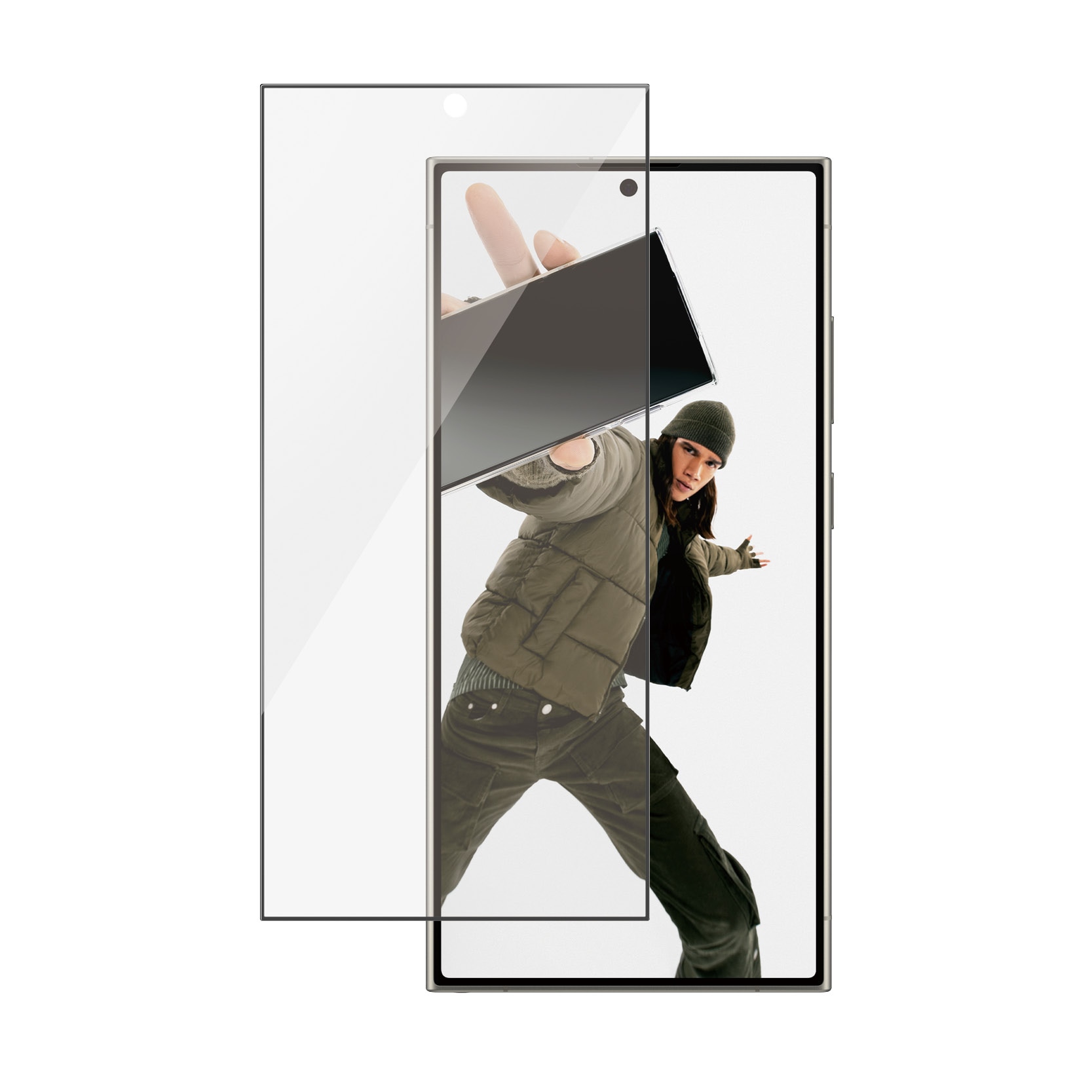 Samsung Galaxy S24 Ultra Skärmskydd med installationsram - Ultra Wide Fit