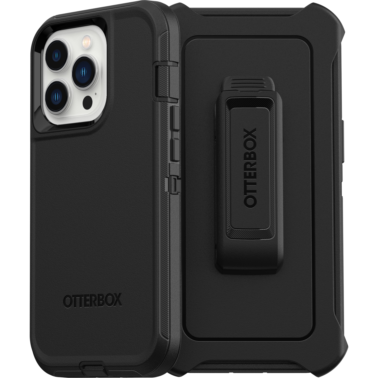 iPhone 13 Pro Defender - Robust mobilskal med hög skyddsfaktor, Svart