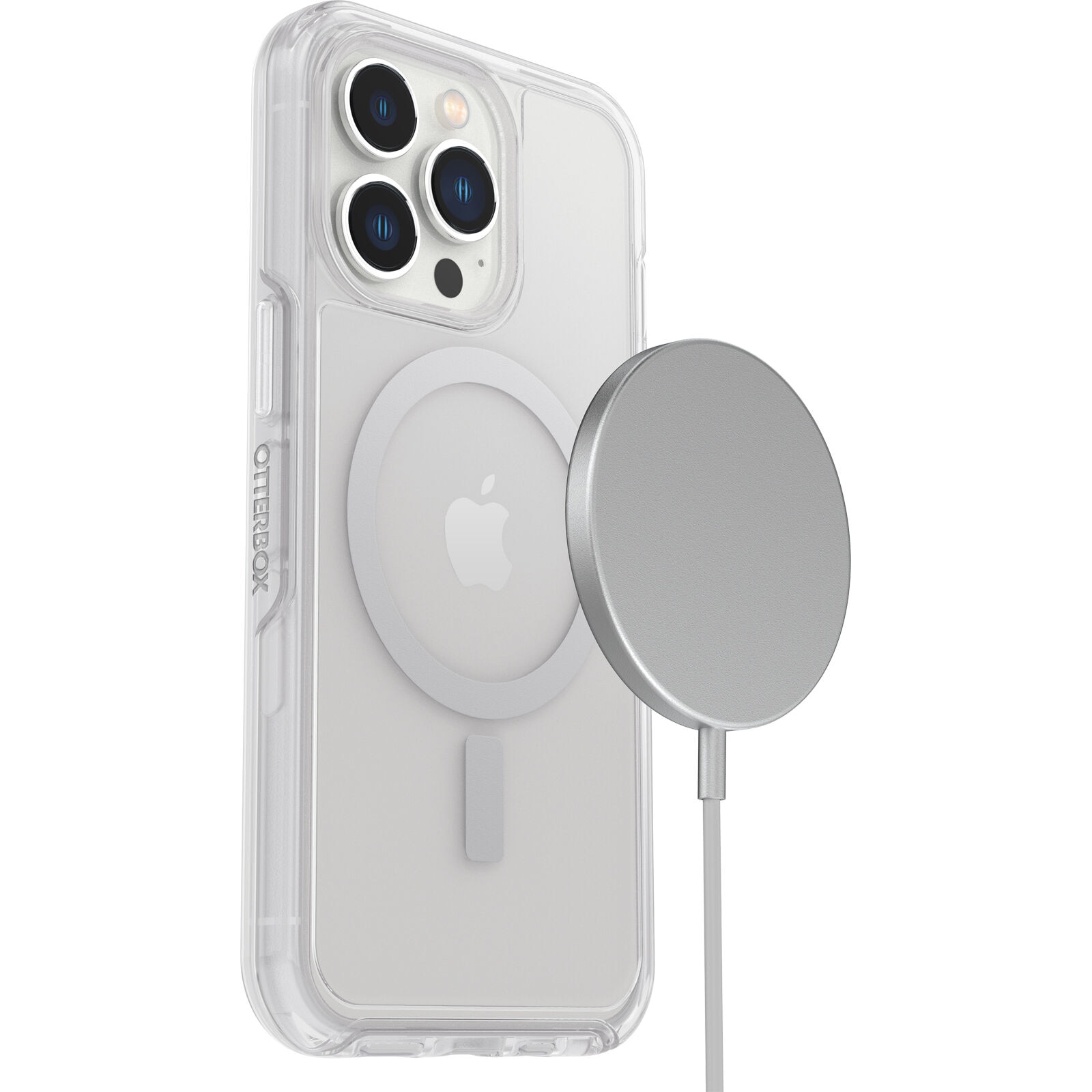 iPhone 13 Pro Stöttåligt MagSafe-skal Symmetry Plus, genomskinlig
