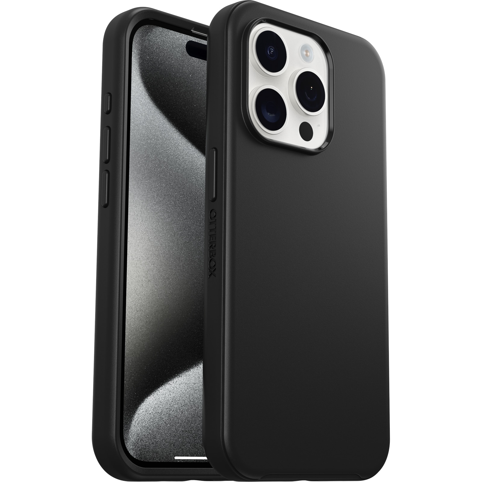 iPhone 15 Pro Stöttåligt MagSafe-skal Symmetry Plus, svart