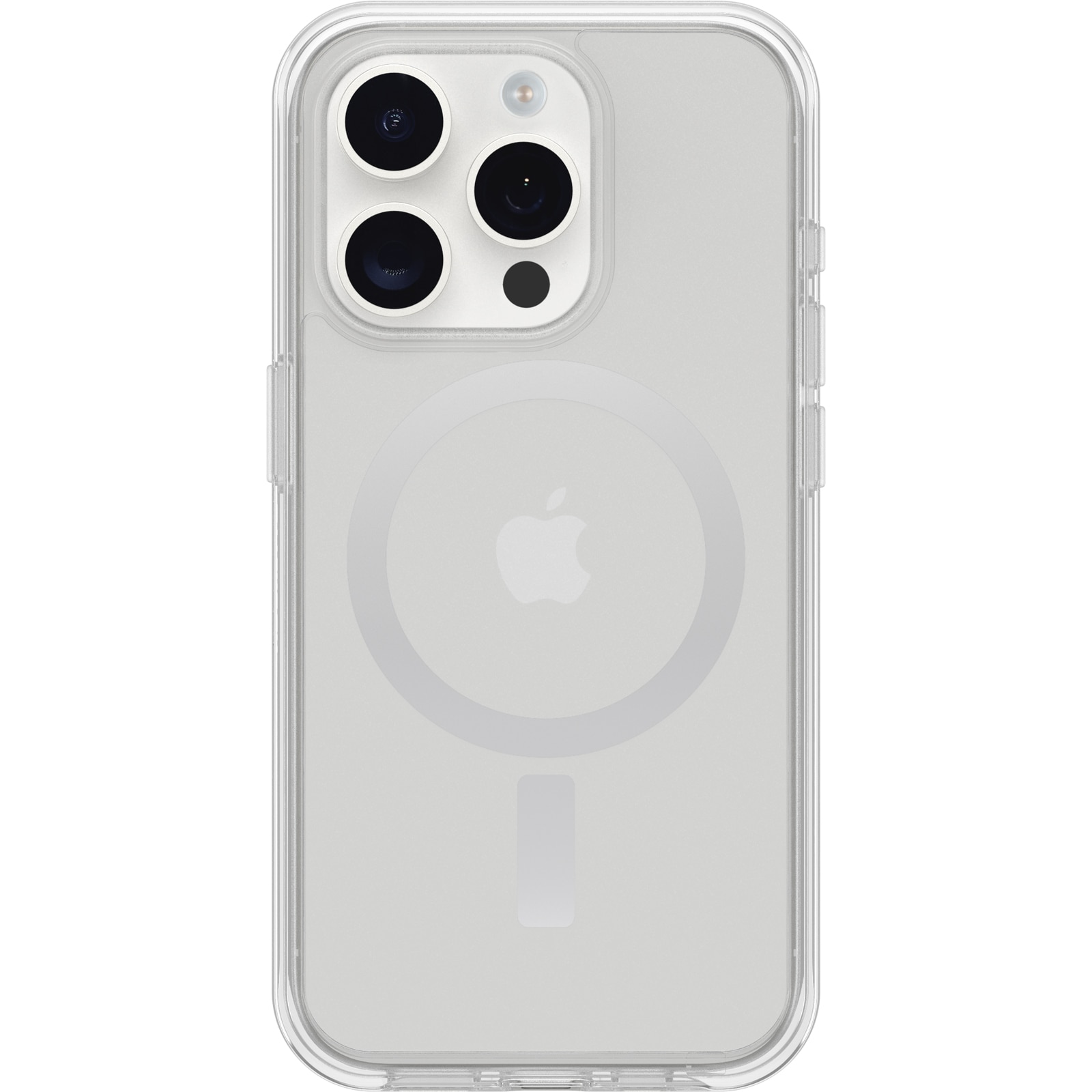 iPhone 15 Pro Stöttåligt MagSafe-skal Symmetry Plus, genomskinlig