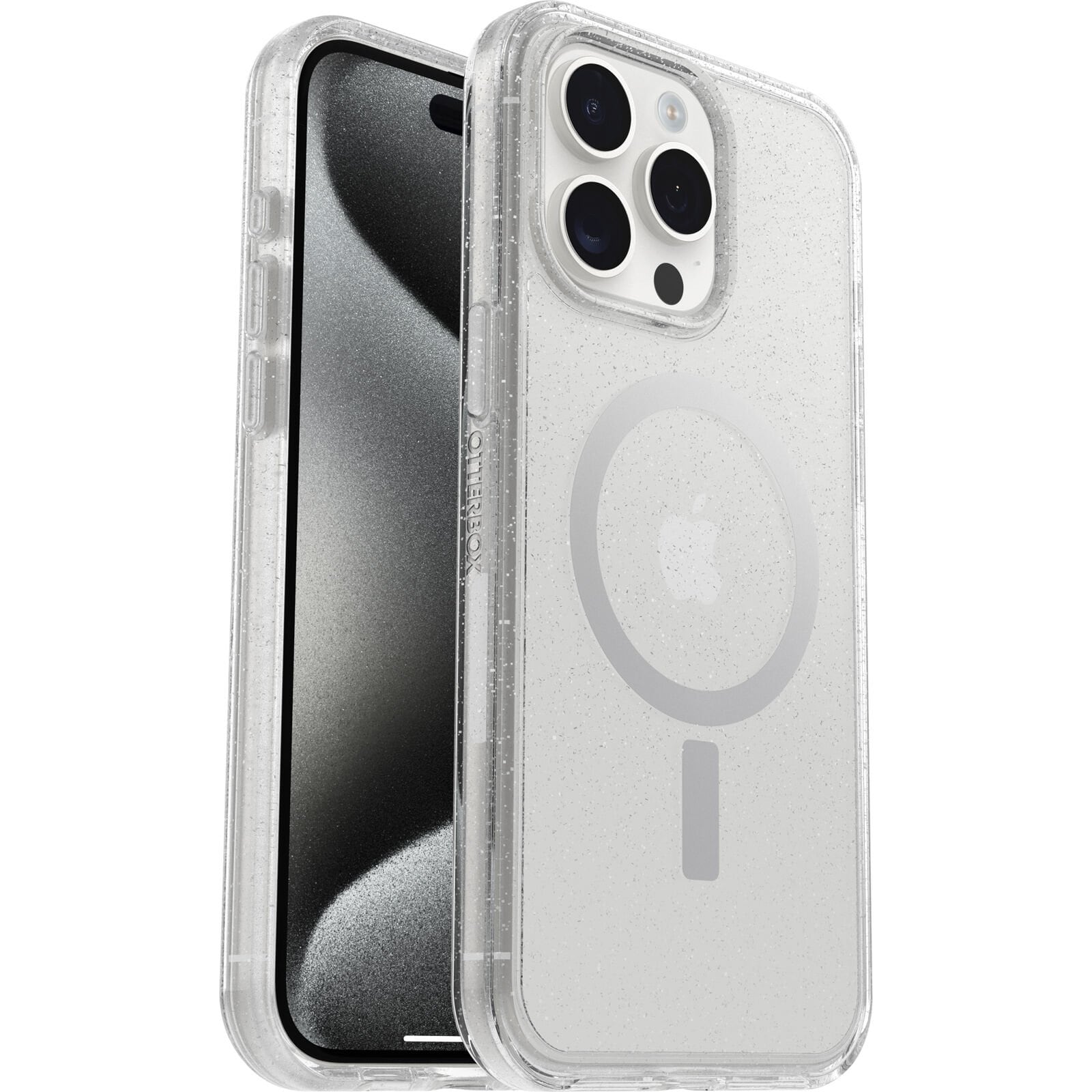 iPhone 15 Pro Max Stöttåligt MagSafe-skal Symmetry Plus, Genomskinlig