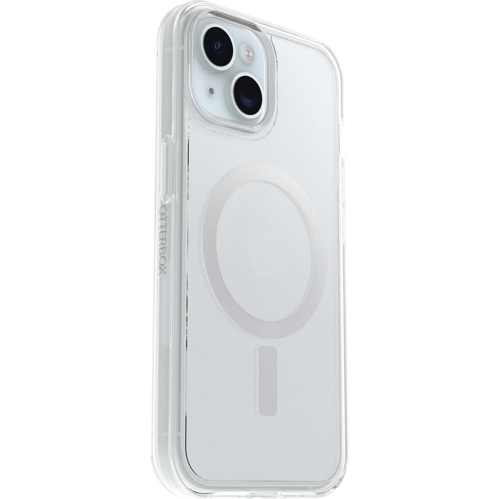 iPhone 15 Stöttåligt MagSafe-skal Symmetry Plus, genomskinlig