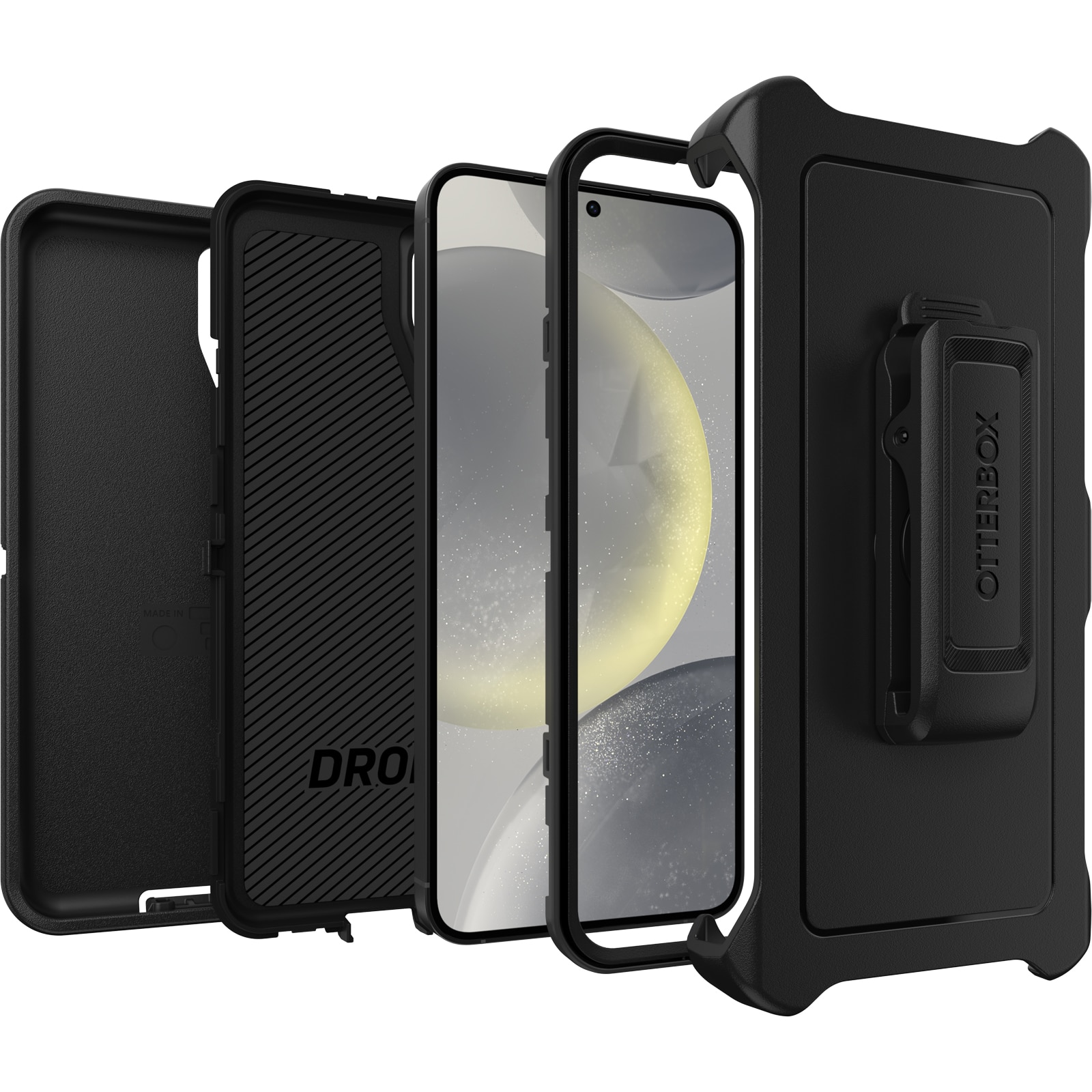 Samsung Galaxy S24 Plus Defender - Robust mobilskal med hög skyddsfaktor, svart