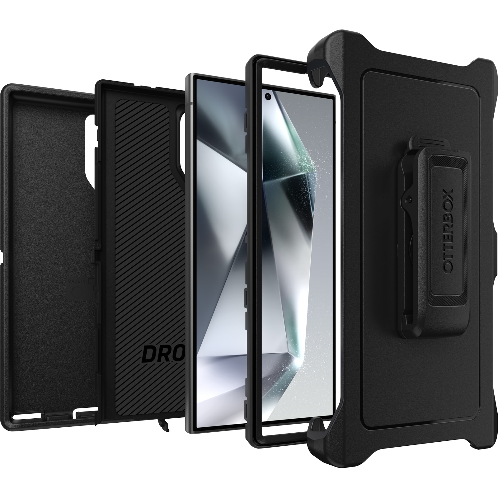 Samsung Galaxy S24 Ultra Defender - Robust mobilskal med hög skyddsfaktor, svart