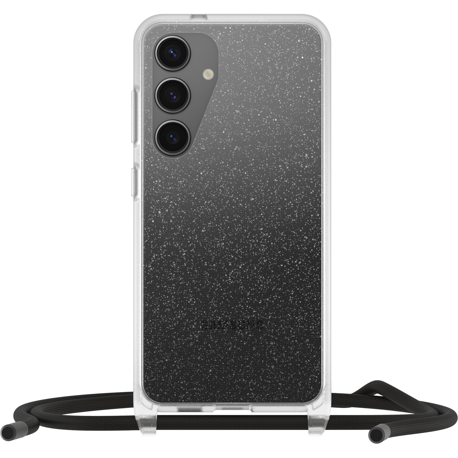 Samsung Galaxy S24 Skal med halsband React Necklace, Stardust Glitter