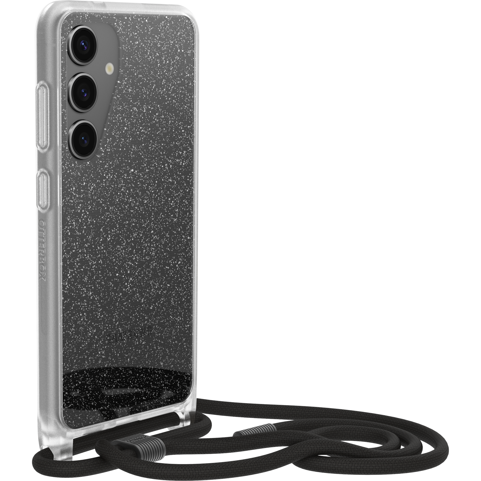 Samsung Galaxy S24 Skal med halsband React Necklace, Stardust Glitter