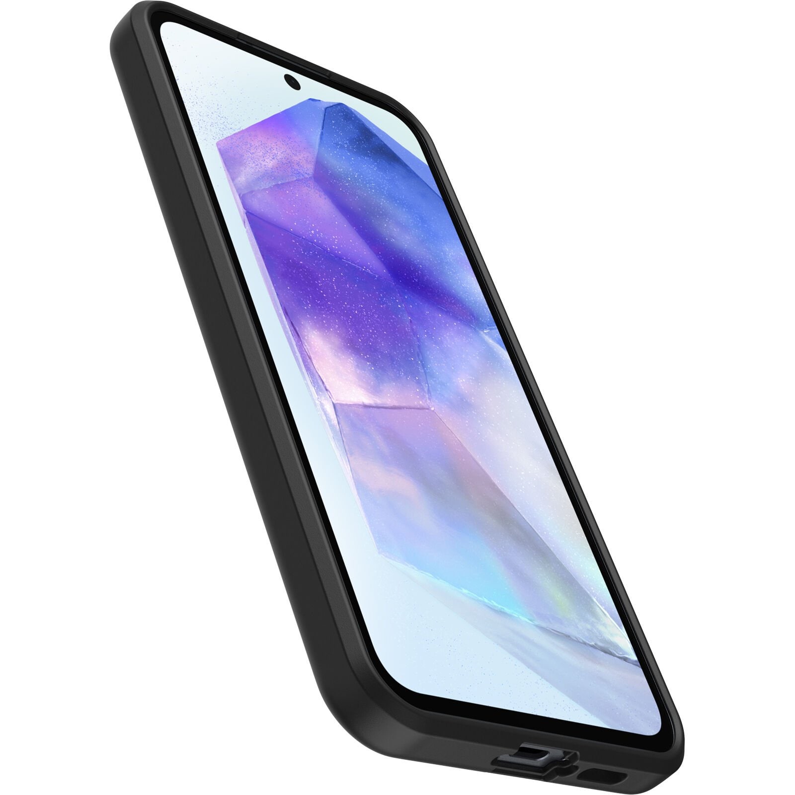 Samsung Galaxy A55 Tunt skal React, svart