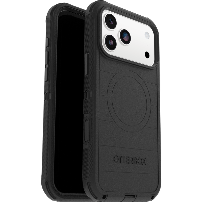 iPhone 17 Pro Max Defender - Robust MagSafe mobilskal med hög skyddsfaktor, Svart