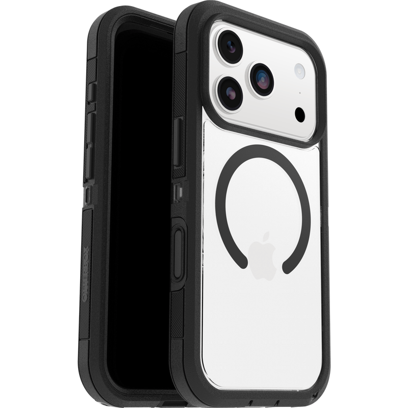 iPhone 17 Pro Defender XT Riktigt stöttåligt MagSafe-skal, Svart/transparent