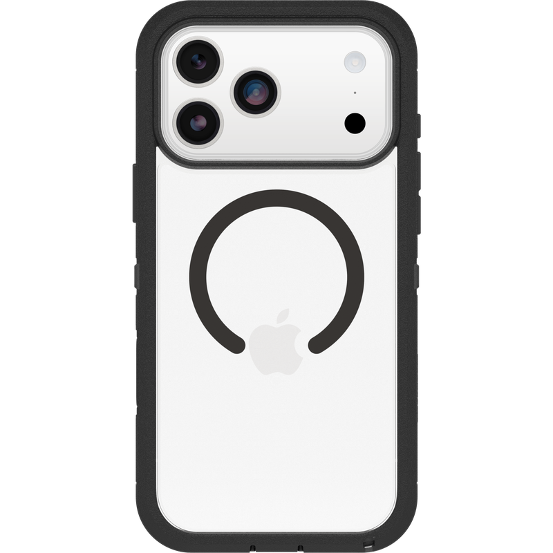 iPhone 17 Pro Max Defender XT Riktigt stöttåligt MagSafe-skal, Svart/transparent