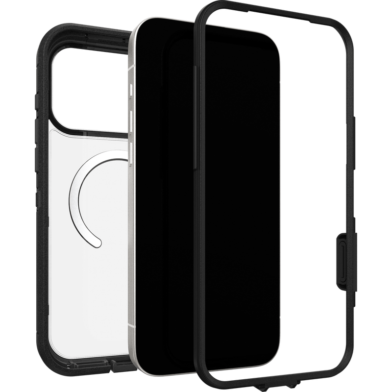 iPhone 17 Pro Max Defender XT Riktigt stöttåligt MagSafe-skal, Svart/transparent