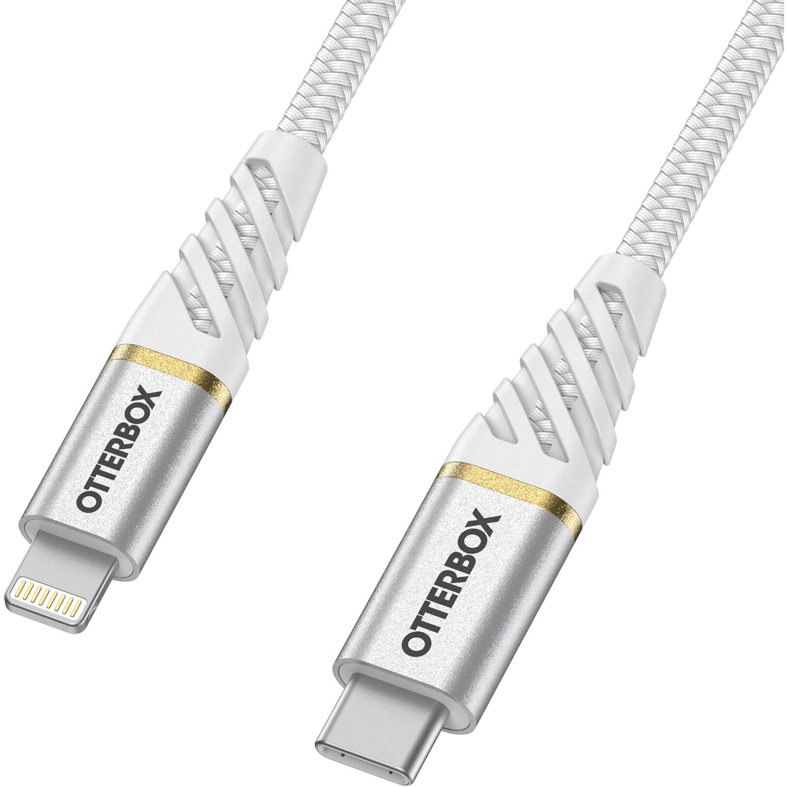 USB-C till Lightning Premium Fast Charge kabel 1m, White