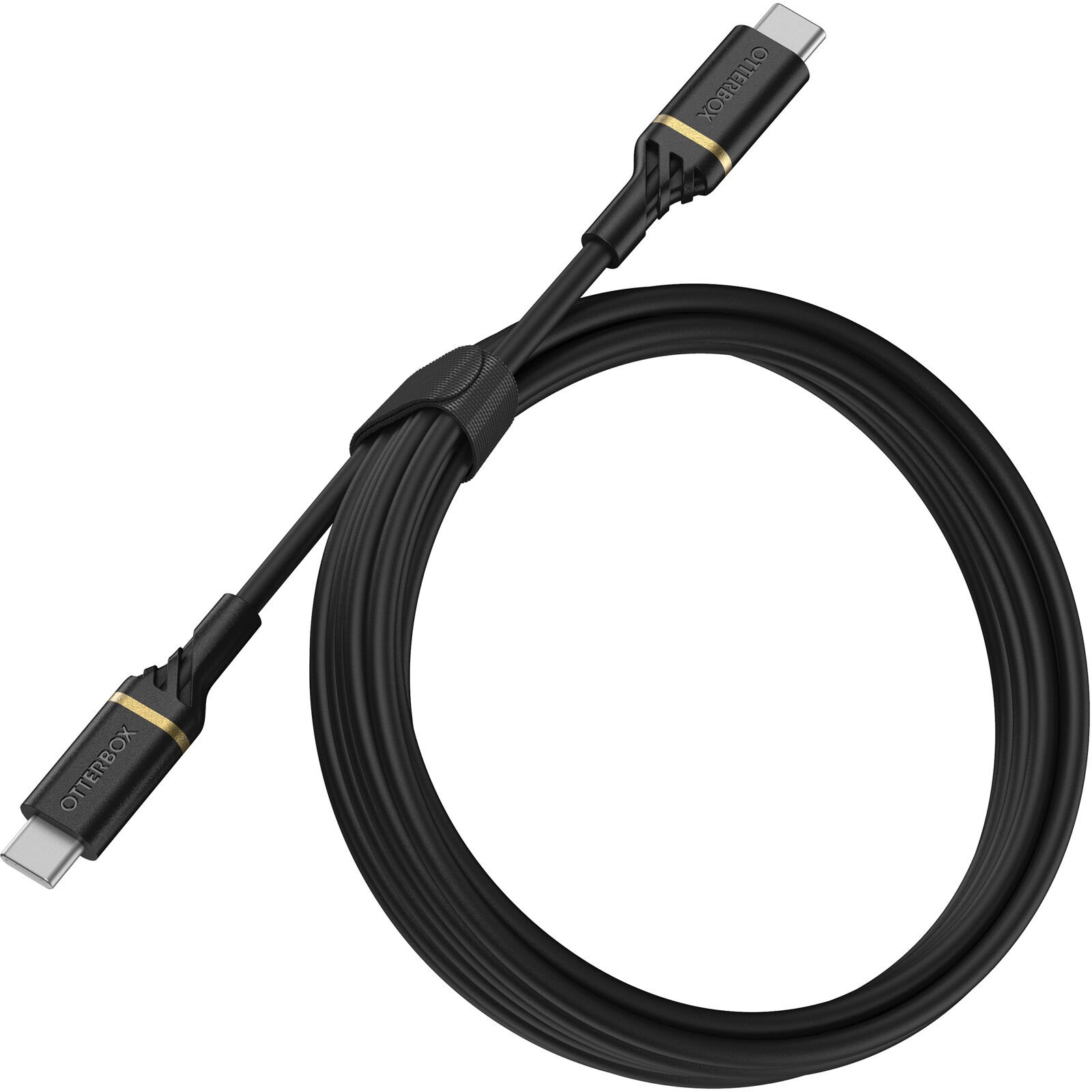 USB-C till USB-C Fast Charge kabel 2m, Black