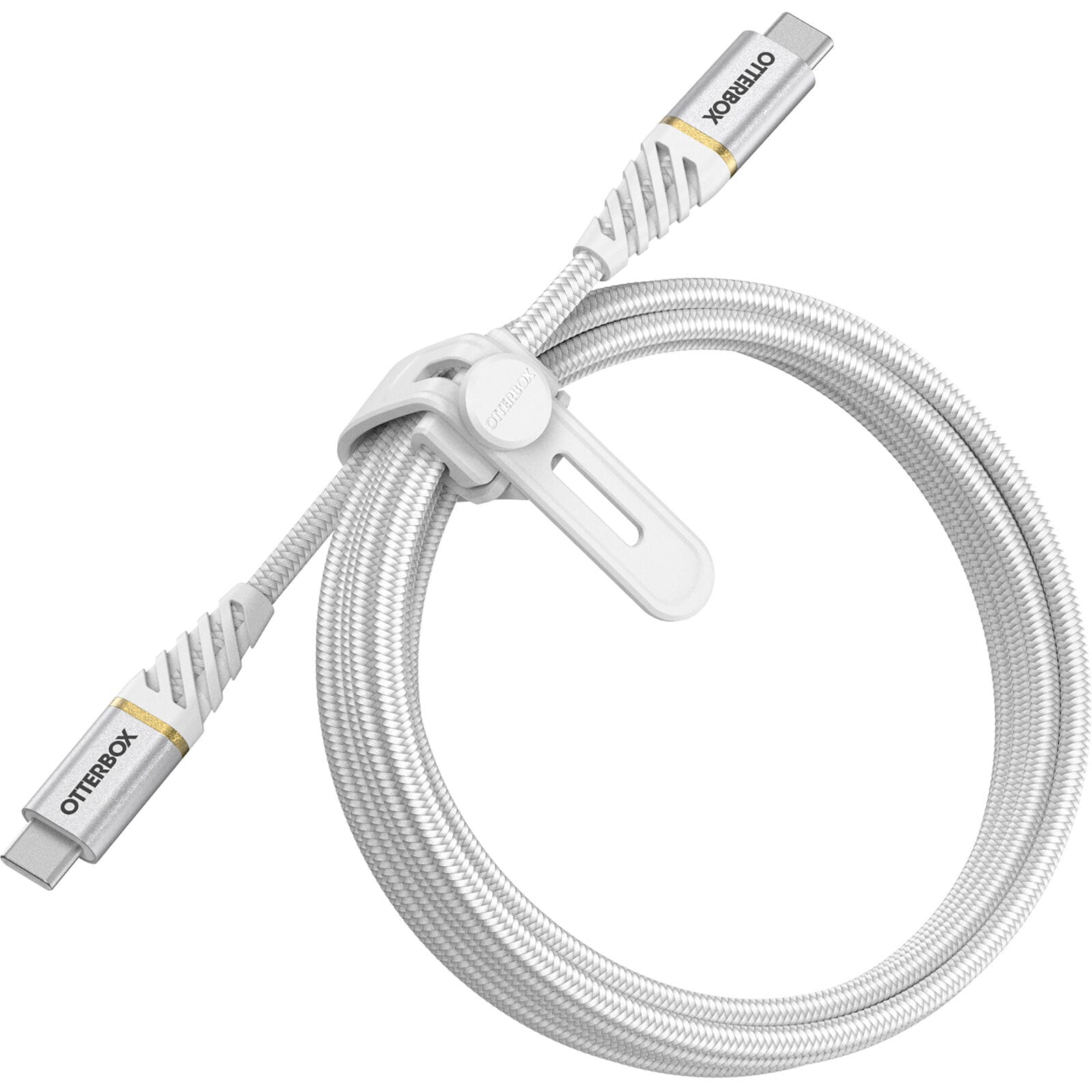 USB-C till USB-C Premium Fast Charge kabel 2m, White