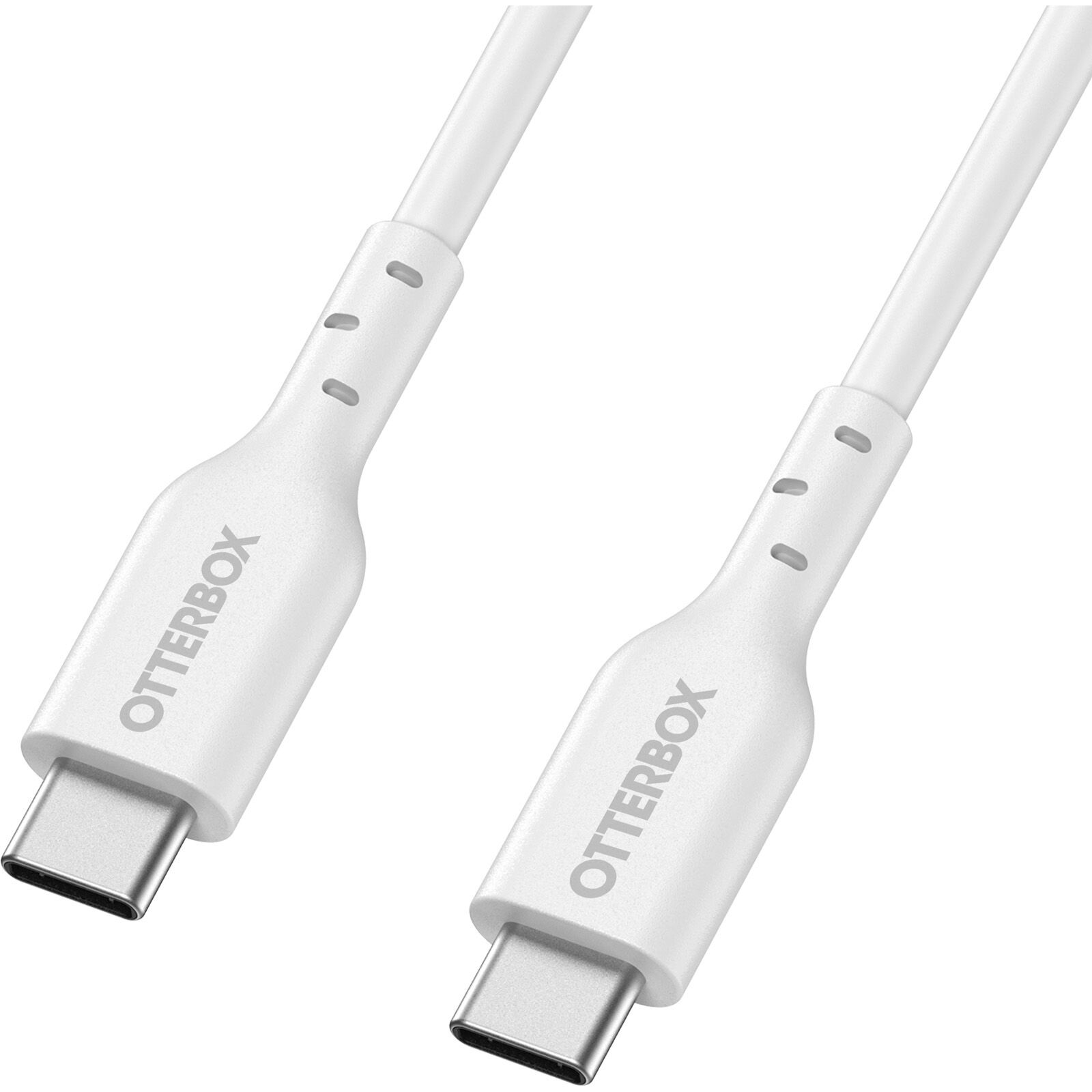 USB-C till USB-C Standard Fast Charge kabel 1m, White