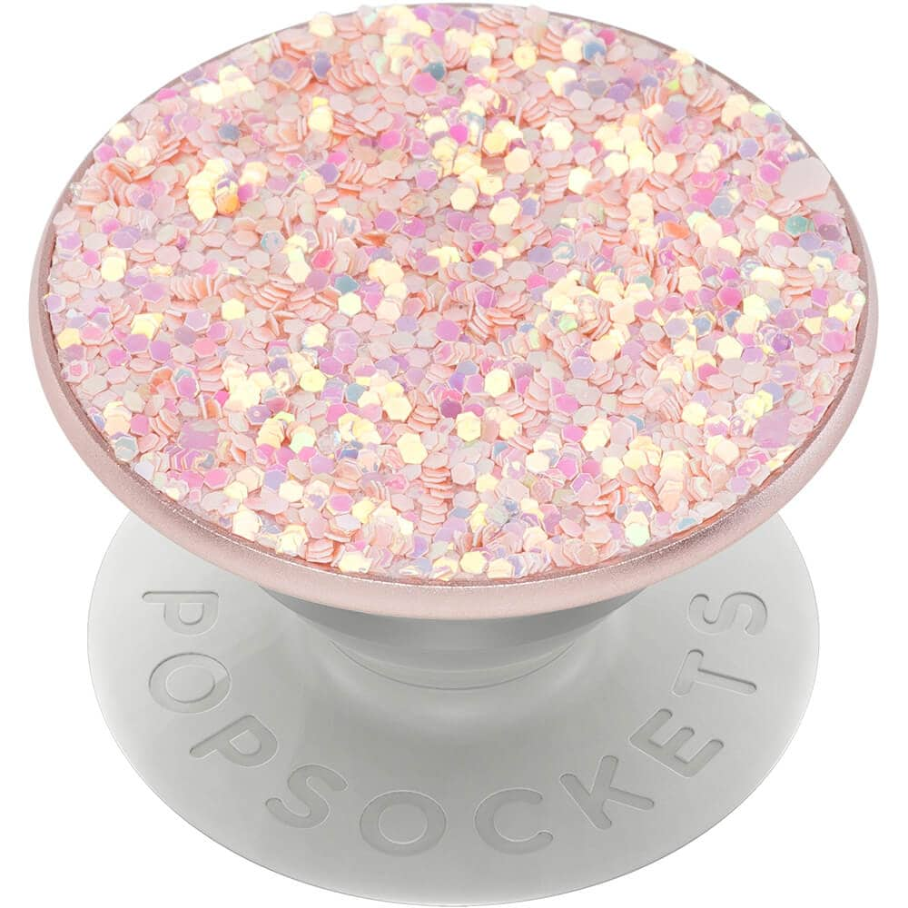 PopGrip Mobilhållare / ställ med avtagbar top, Sparkle Rose