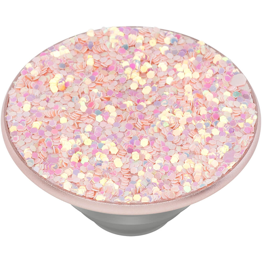 PopGrip Mobilhållare / ställ med avtagbar top, Sparkle Rose