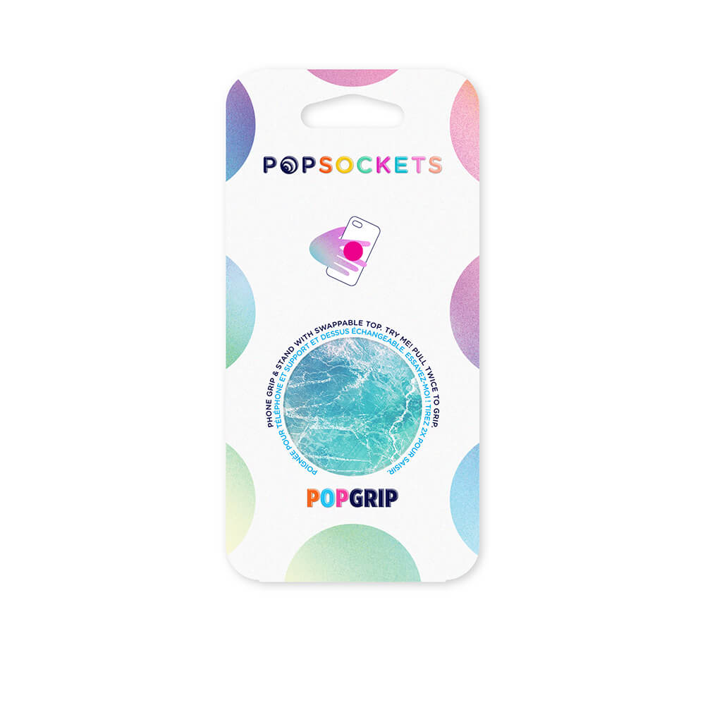 PopGrip Mobilhållare / ställ med avtagbar top, Ocean View