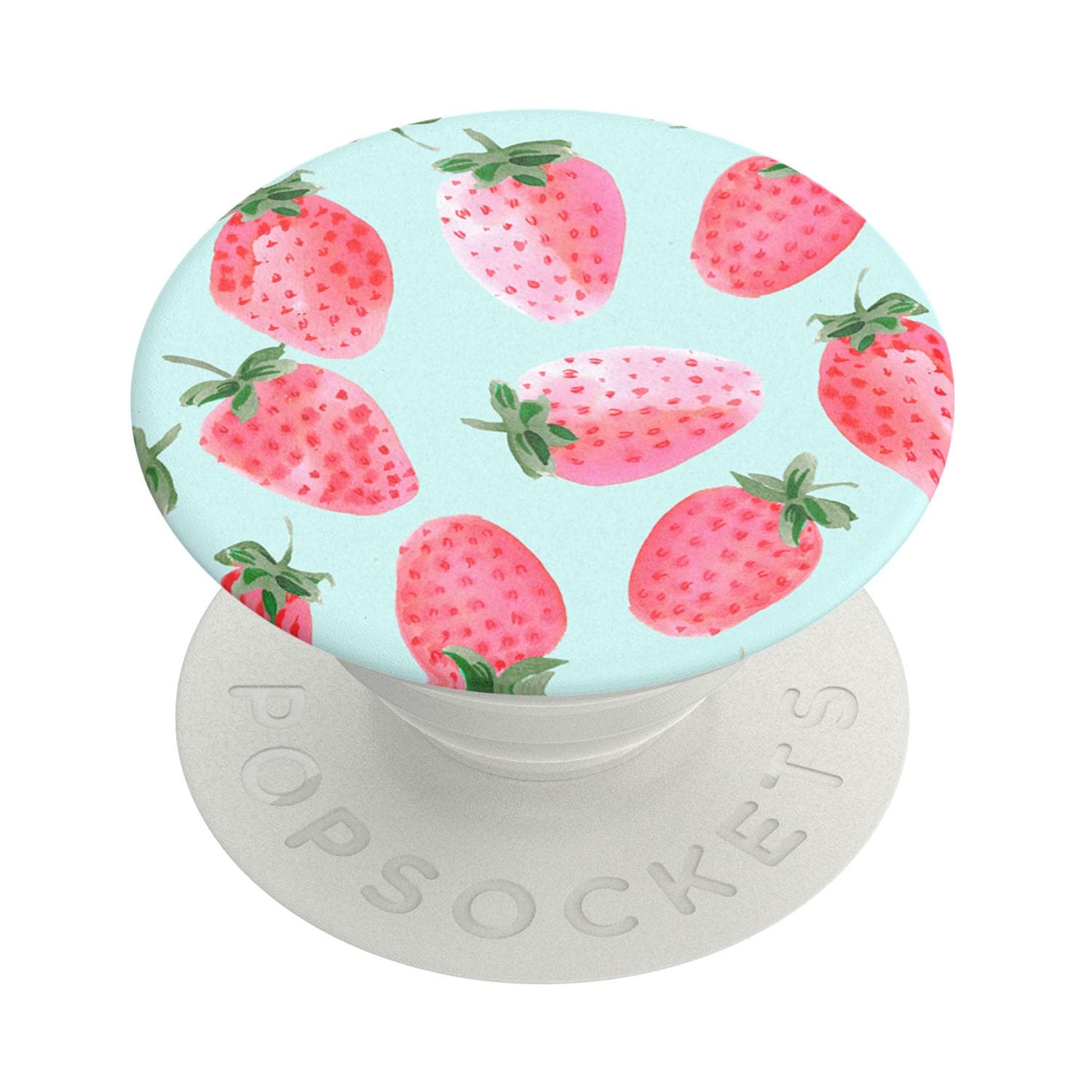 PopGrip Mobilhållare / ställ med avtagbar top, Strawberry Rain