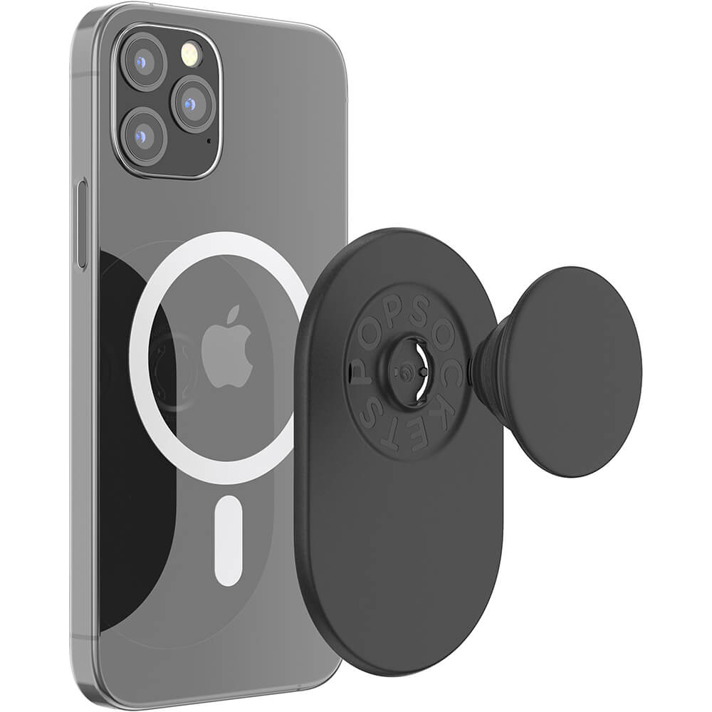 PopGrip MagSafe Mobilhållare / ställ med avtagbar top, svart