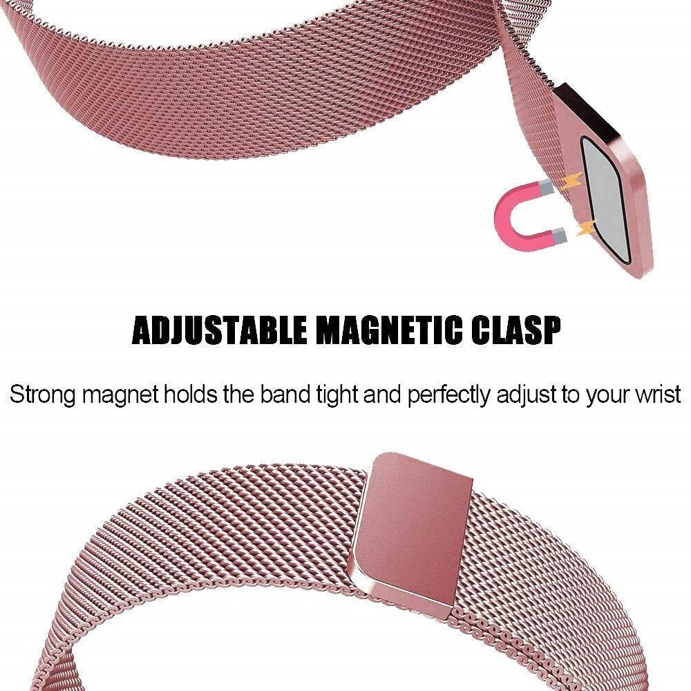 Fitbit Charge 3/Charge 4 Armband Milanese Loop, Rosa