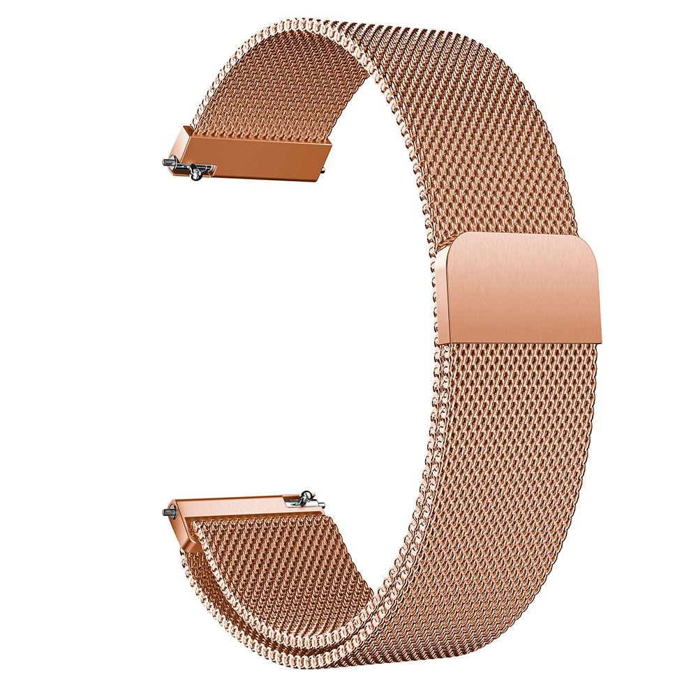 Samsung Galaxy Watch 5 44mm Armband Milanese Loop, roséguld