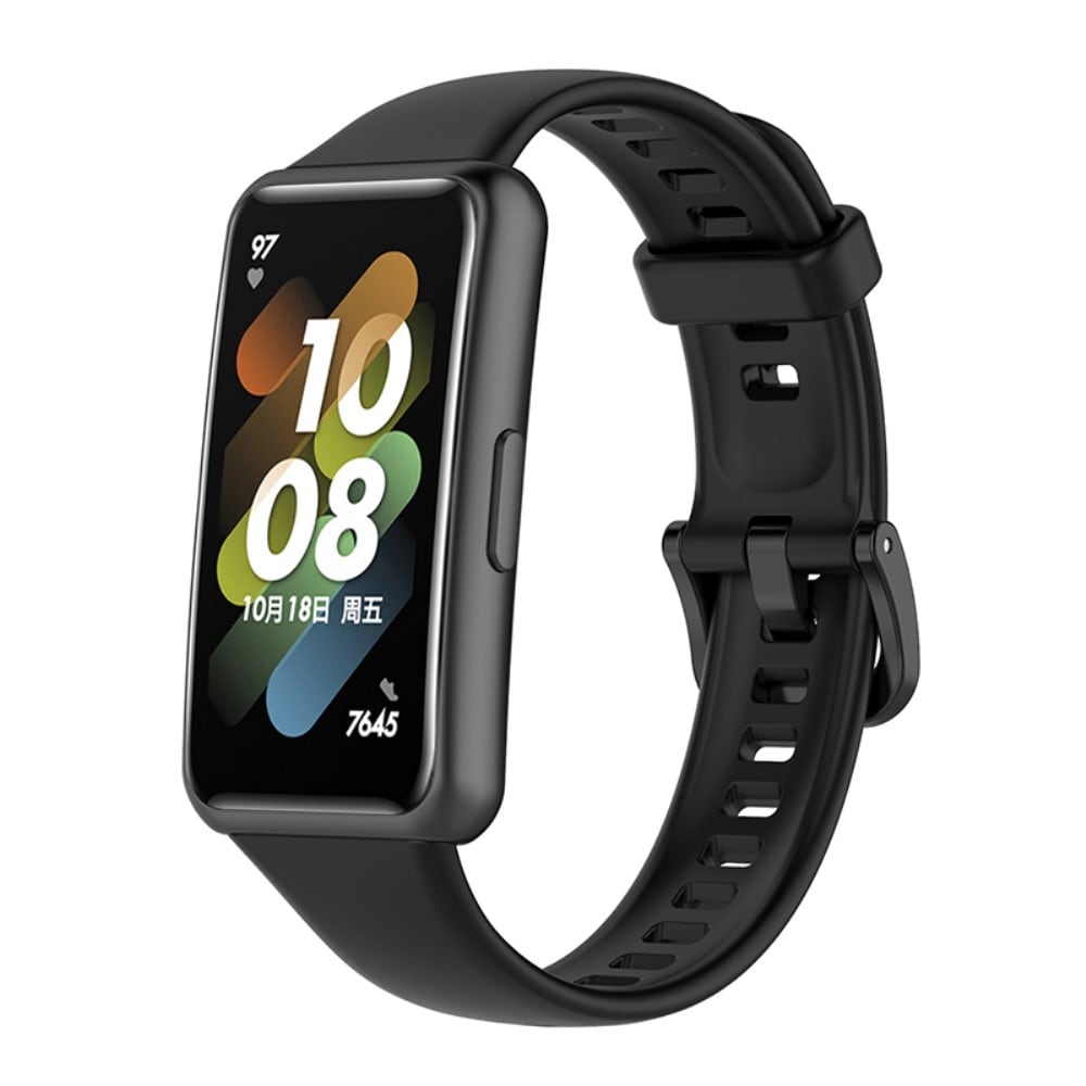 Huawei Band 7 Armband i silikon, svart