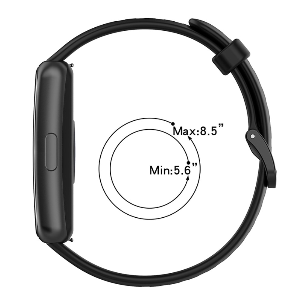Huawei Band 7 Armband i silikon, svart