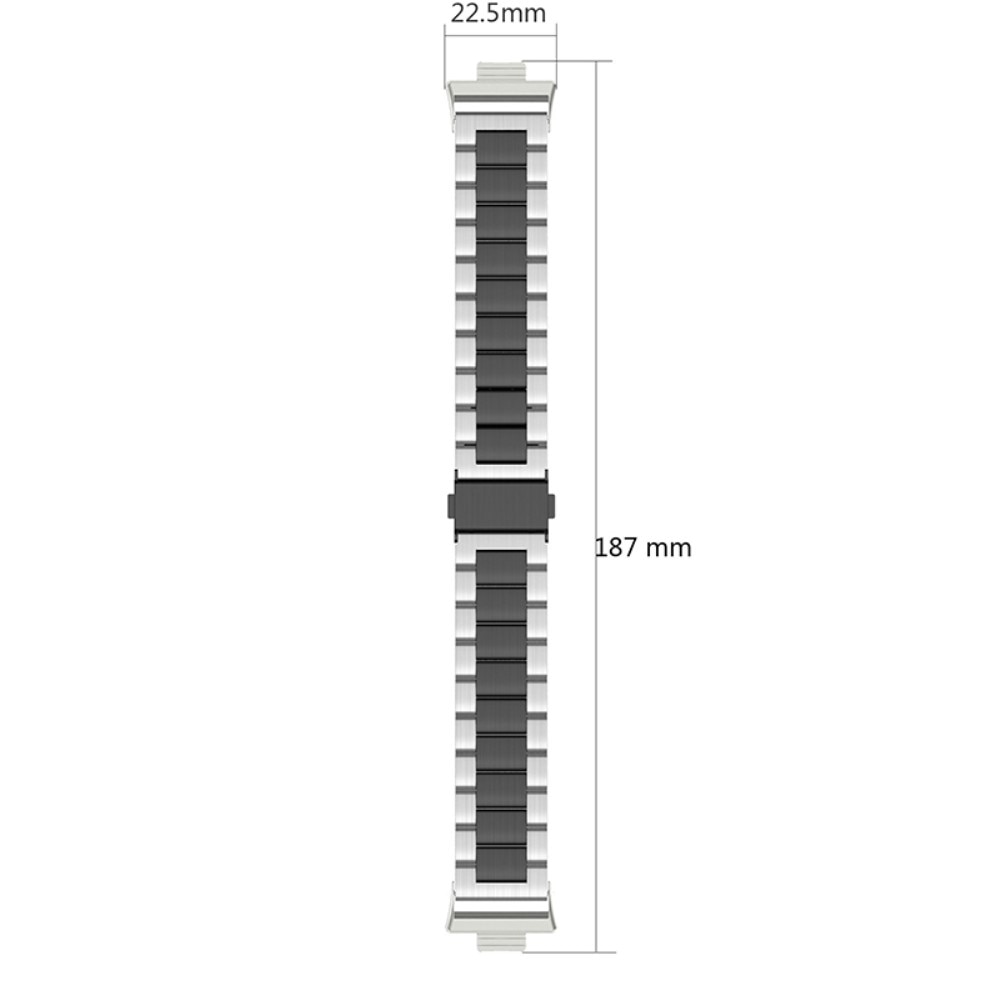 Huawei Watch Fit 2 Stilrent länkarmband i metall, svart