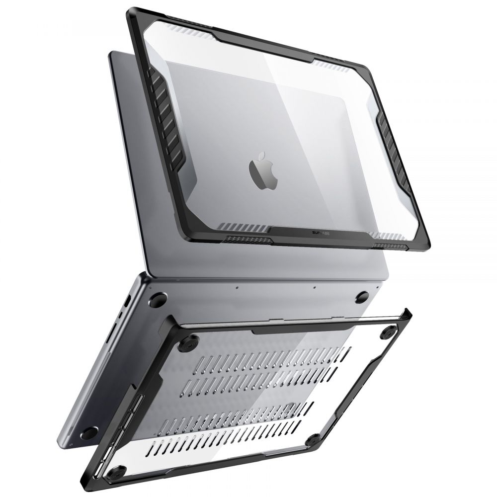 MacBook Pro 16" 2021-2023 Unicorn Beetle Pro-skal, Black