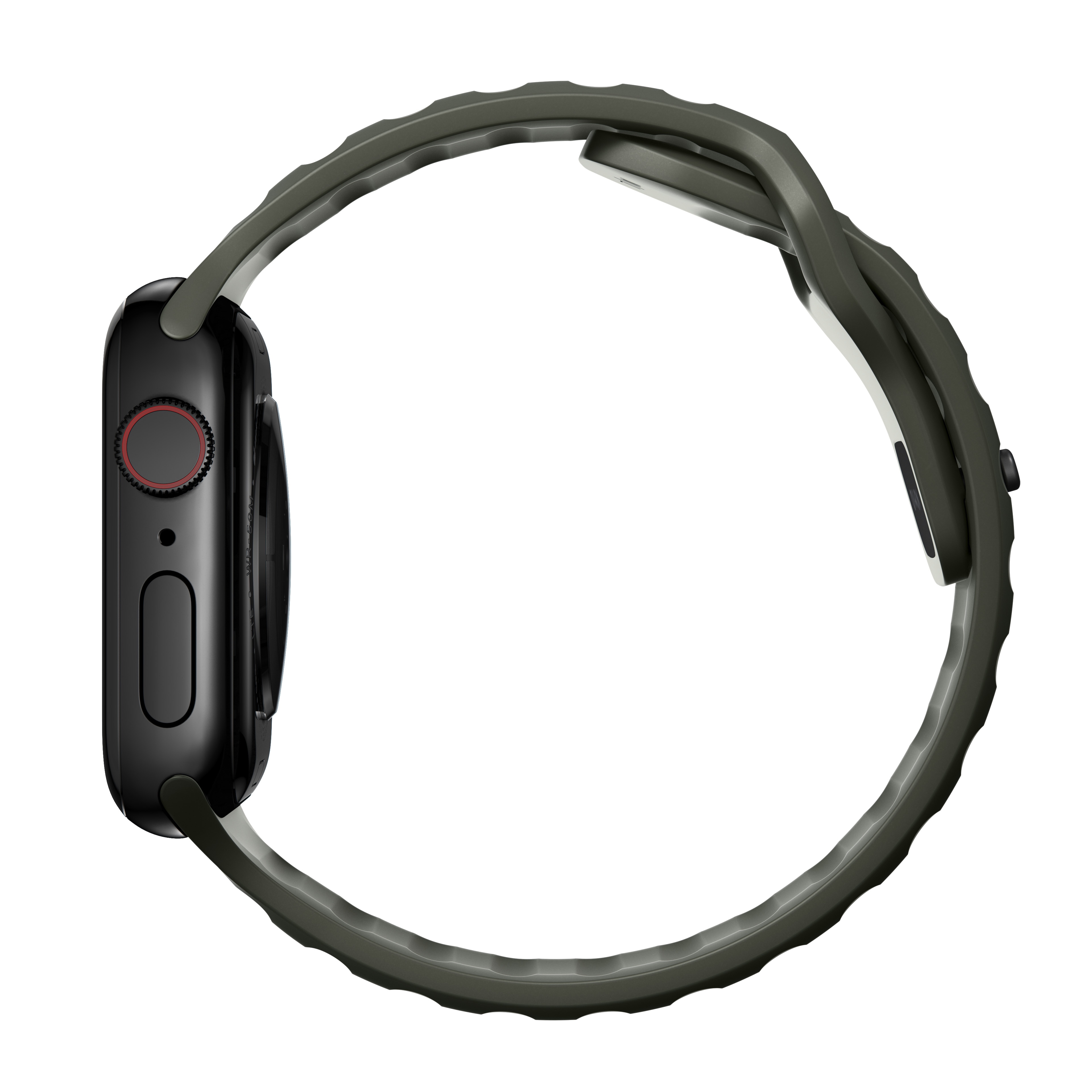 Apple Watch Series 4-6 44mm Armband - Sport Band Ash Green