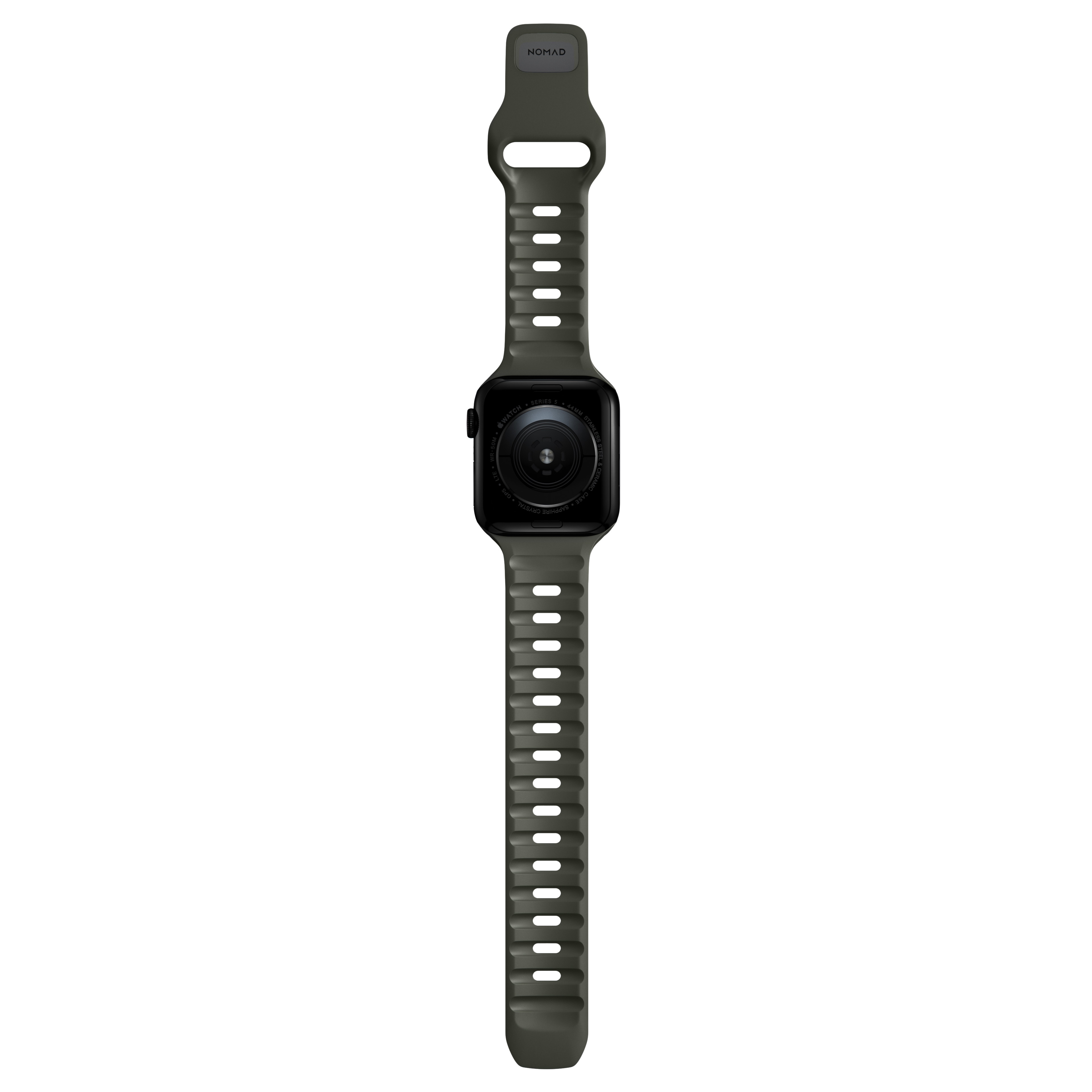 Apple Watch Series 4-6 44mm Armband - Sport Band Ash Green