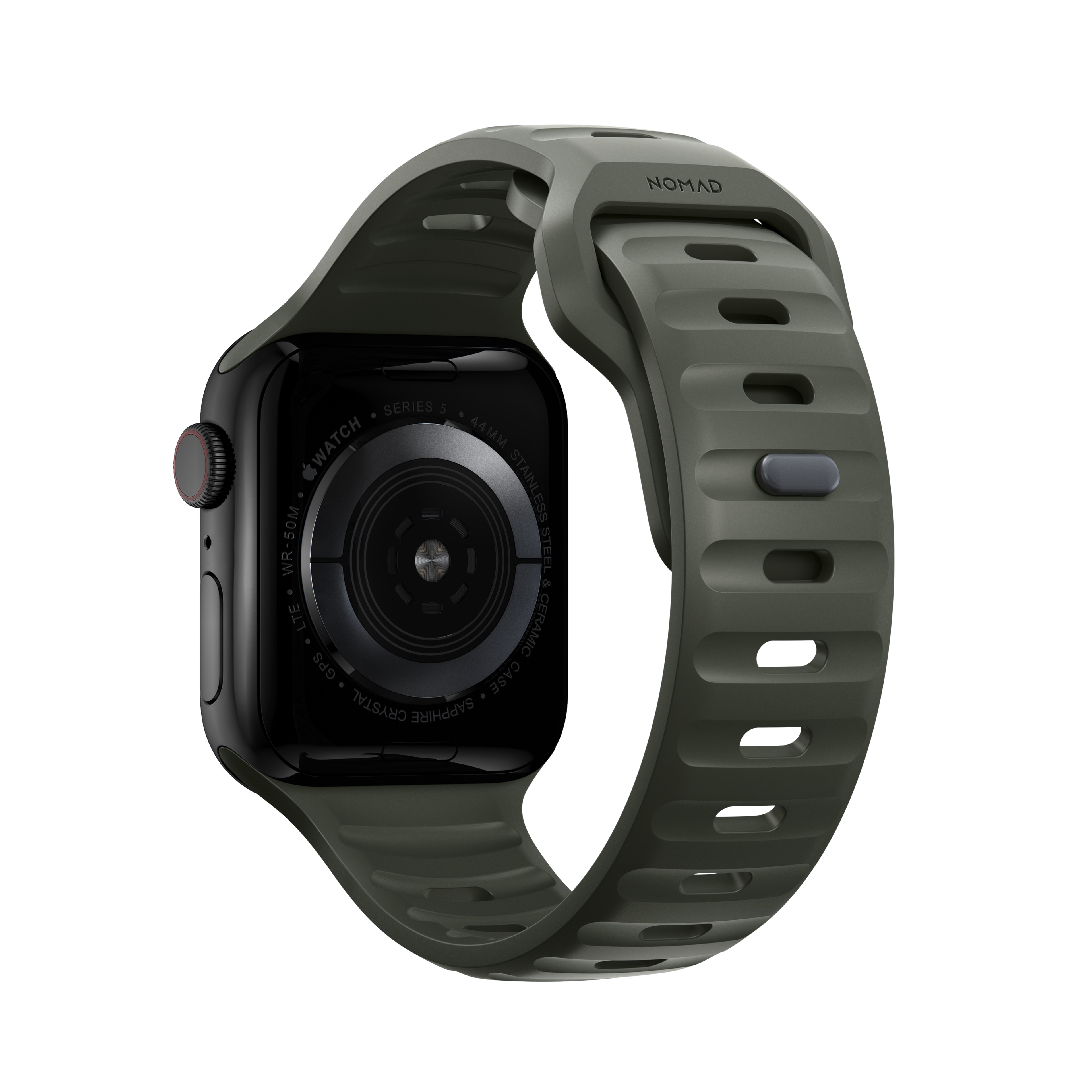 Apple Watch Series 4-6 40mm Armband - Sport Band Ash Green